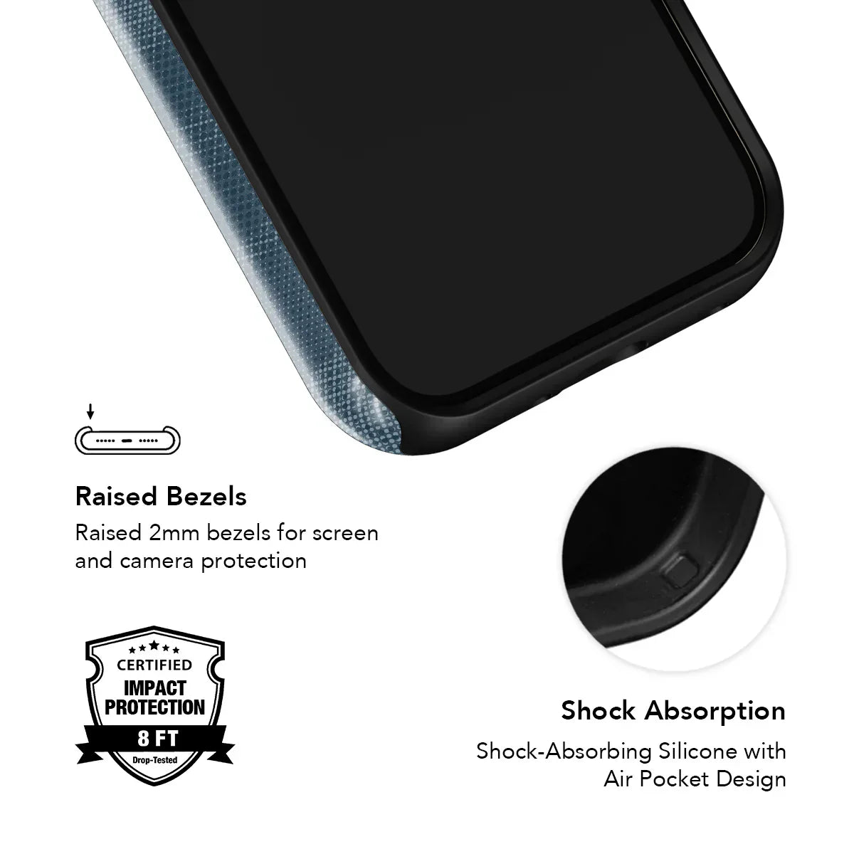 Denim | Blue Flannel Minimalist Phone Case