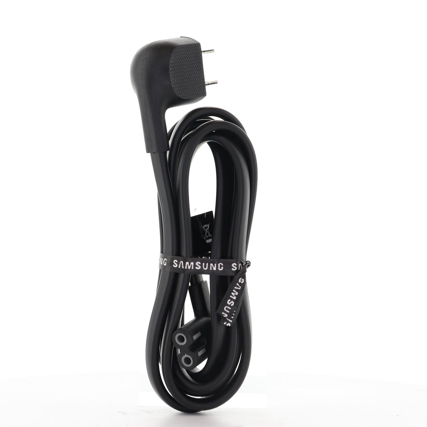 Samsung 3903-001117 CBF Power TV Power Cable (Elbow 2-Prong Male Connector to Elbow C7 figure-8) – 3903001117 5 Foot