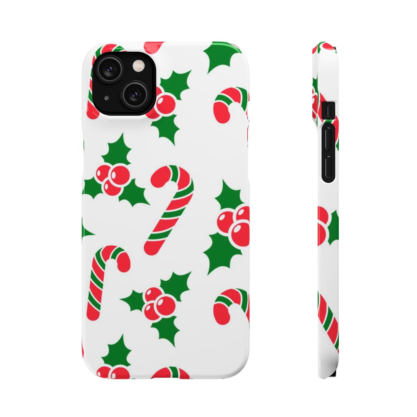 Custom iPhone Tough Phone Case – Christmas Santa Holiday Design, Festive Xmas Protection