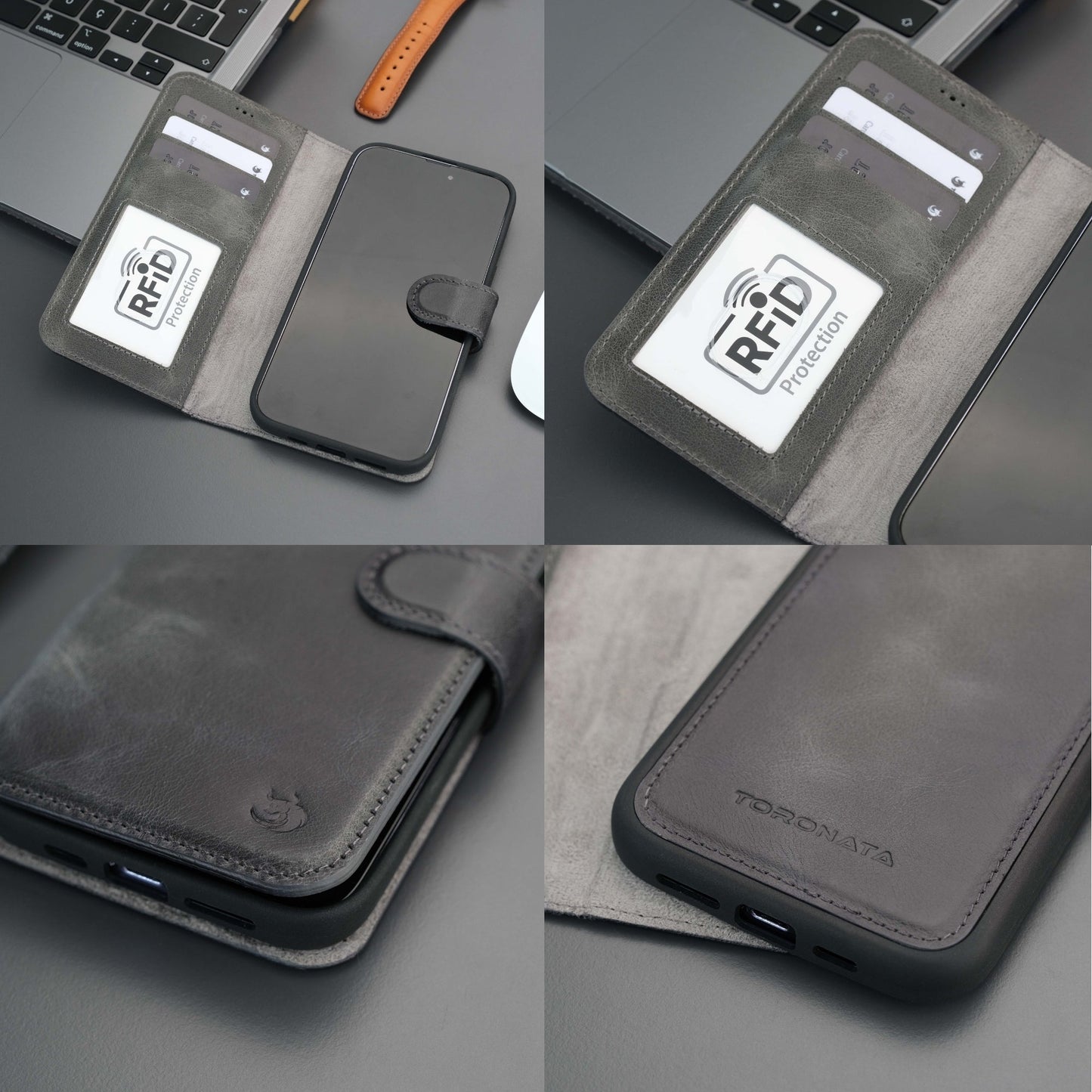 Casper Leather iPhone 14 Pro Wallet Case | MagSafe
