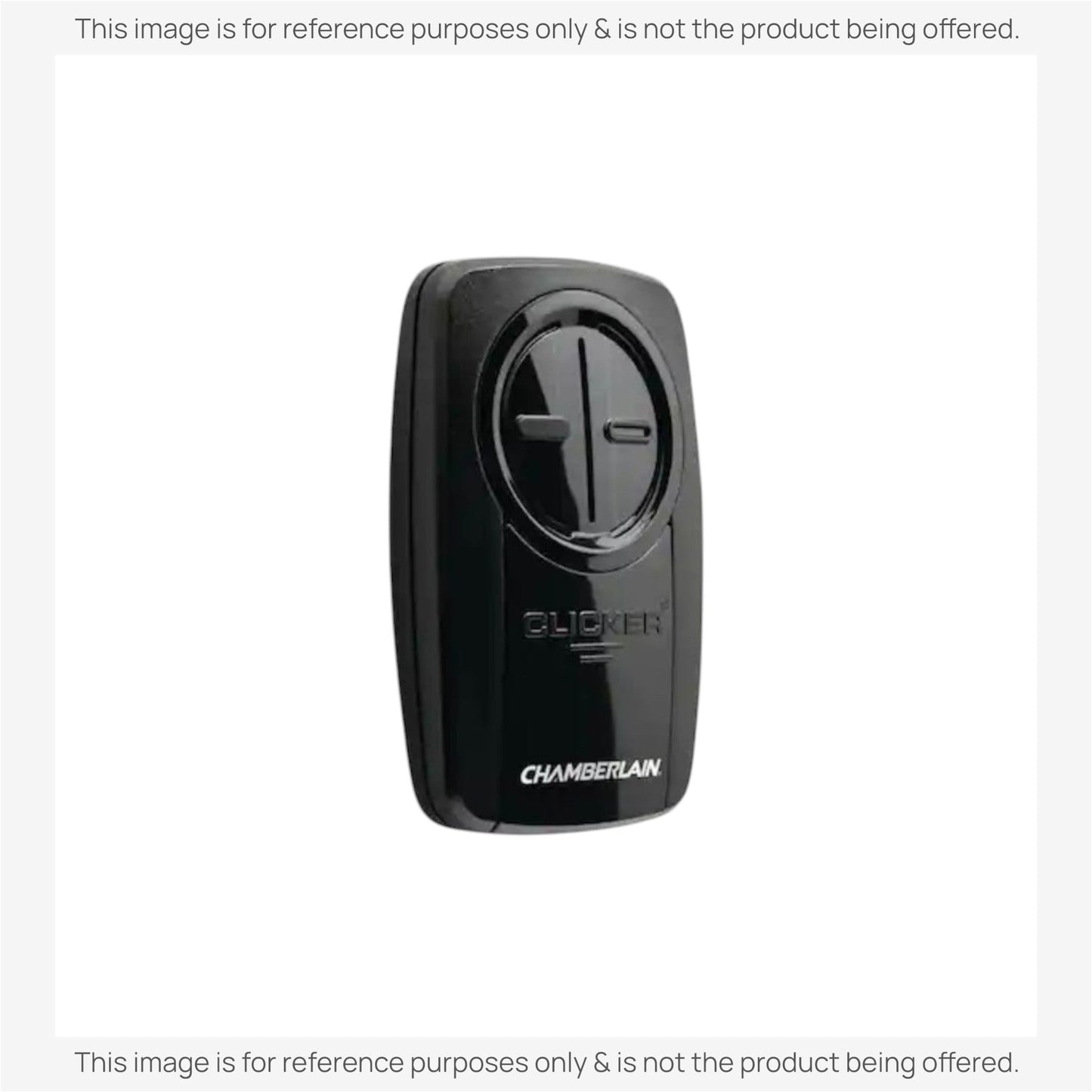 Chamberlain KLIK3U-BK2 Universal Clicker with DIP Switch Pairing Garage Door Opener Remote Control