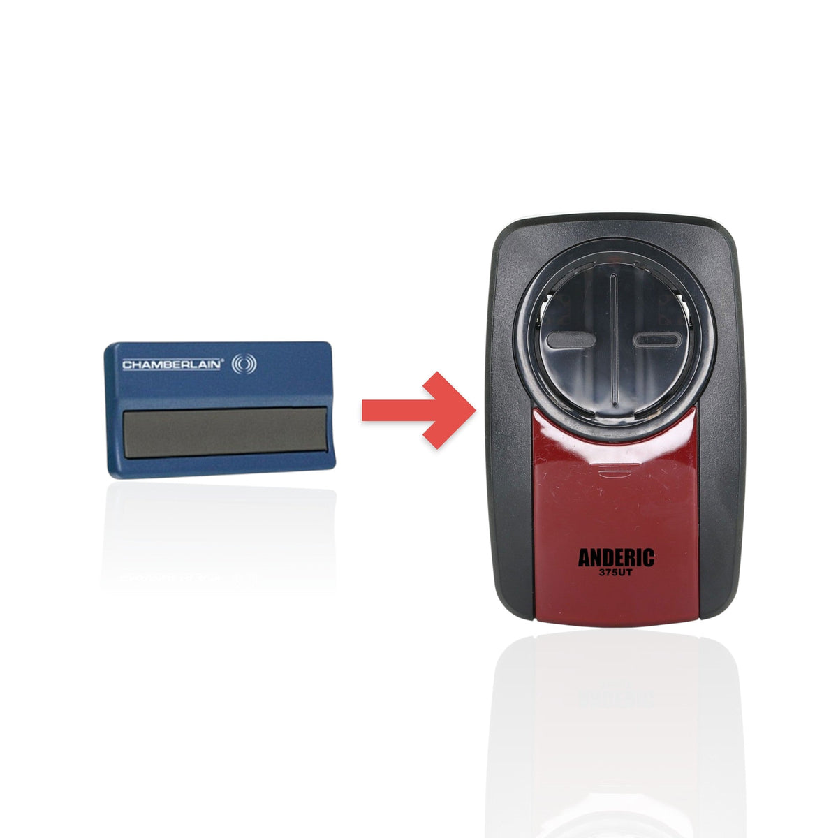 Chamberlain 950CD 1-Button Visor 315 MHz Garage Door Opener Remote Control