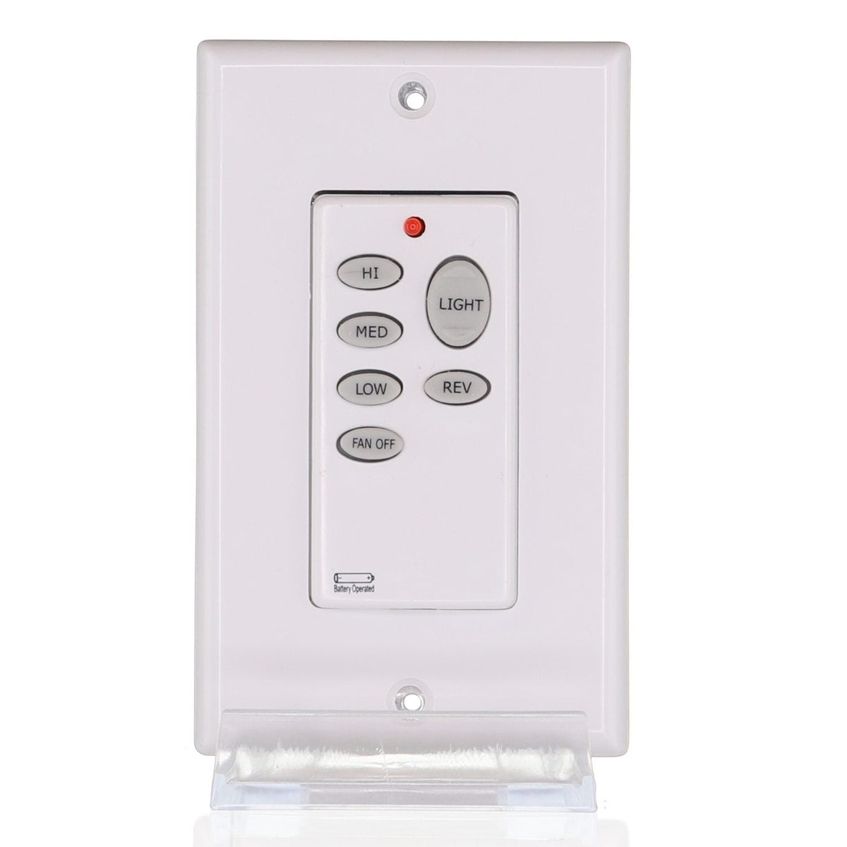 Hampton Bay UC9050H Wired Ceiling Fan Wall Plate Remote Control | 3-Speed | Up/Down light | Dimming| CHQ9050H | Wired | 4-dip - UC9050H
