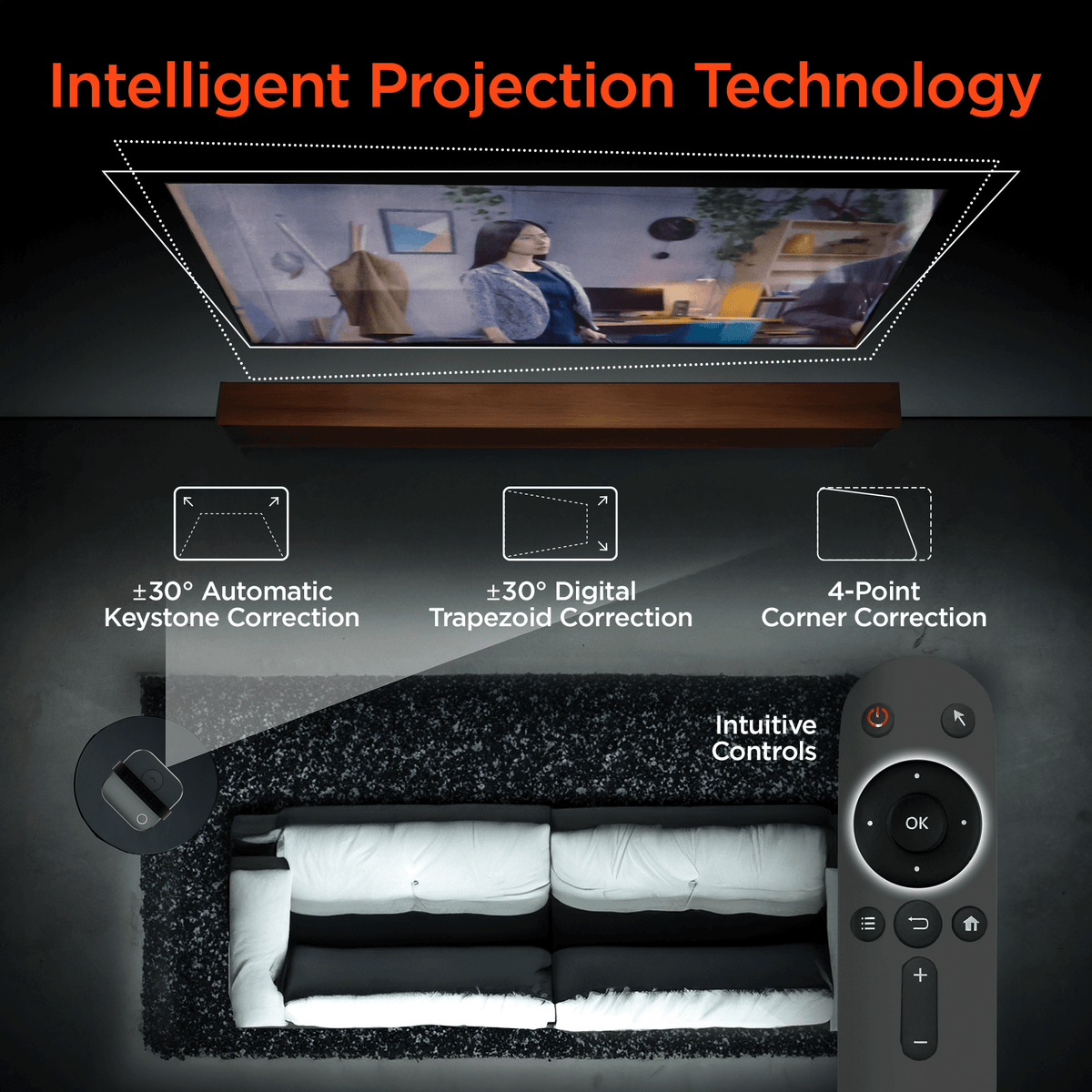 HyperGear CineMini Portable Mini Projector