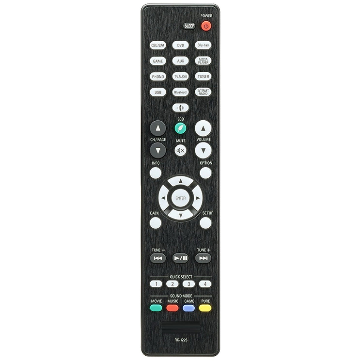 Denon RC-1226 AV Receiver Remote Control | AVRS640H | AVRS650H - 30701026000AD