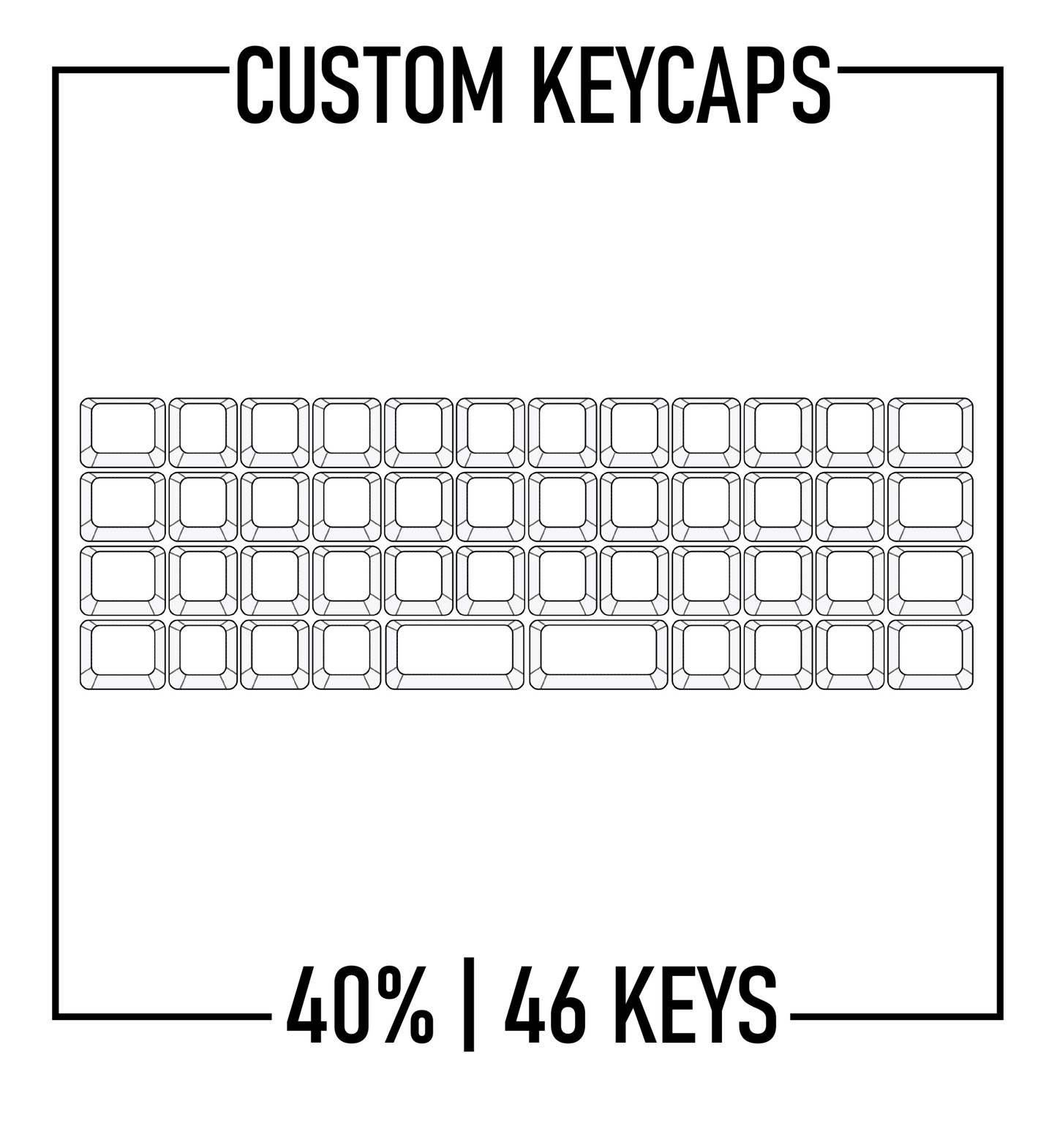 Design Studio - 40% Keyboard Custom Keycap set ( ANSI )