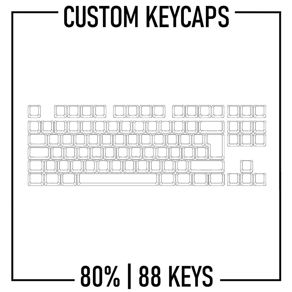 Design Studio - 80% TKL Keyboard Custom Keycaps ( ISO )