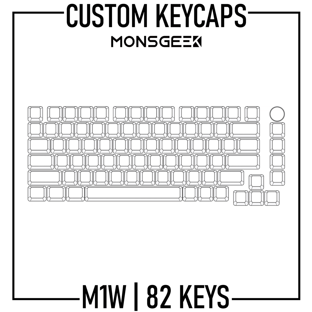 Design Studio - Monsgeek M1W Custom Keycaps Set | PBT Keycaps – DigiDevice