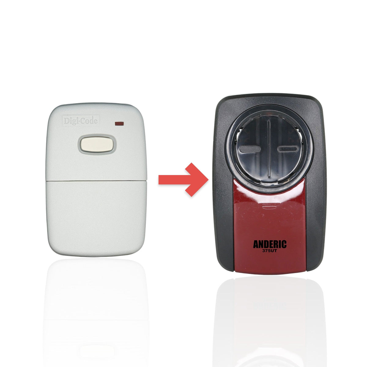 DigiCode DC5010 300Mhz Remote Garage Door Opener Remote Control