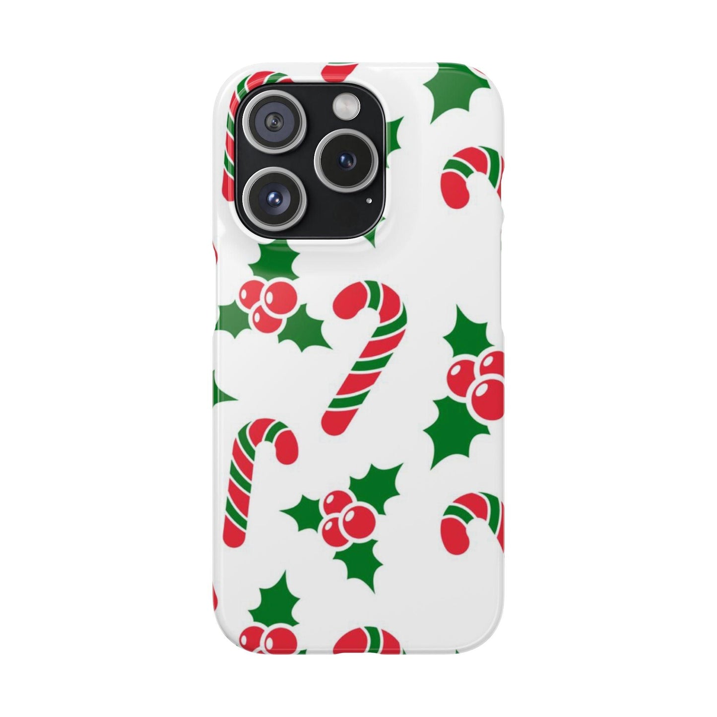 Custom iPhone Tough Phone Case – Christmas Santa Holiday Design, Festive Xmas Protection