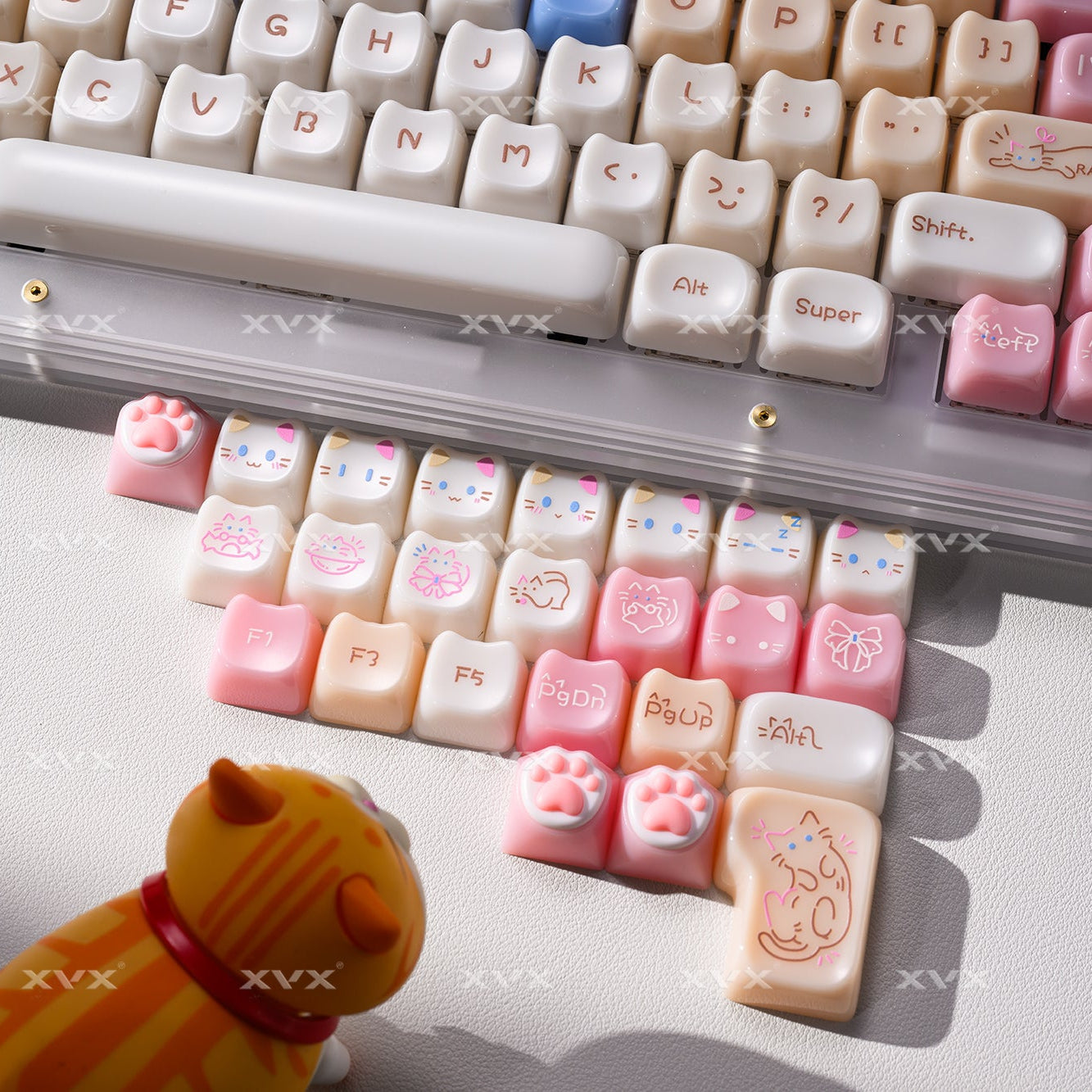 XVX House Cat MAO Profile Keycaps Set (149-key)