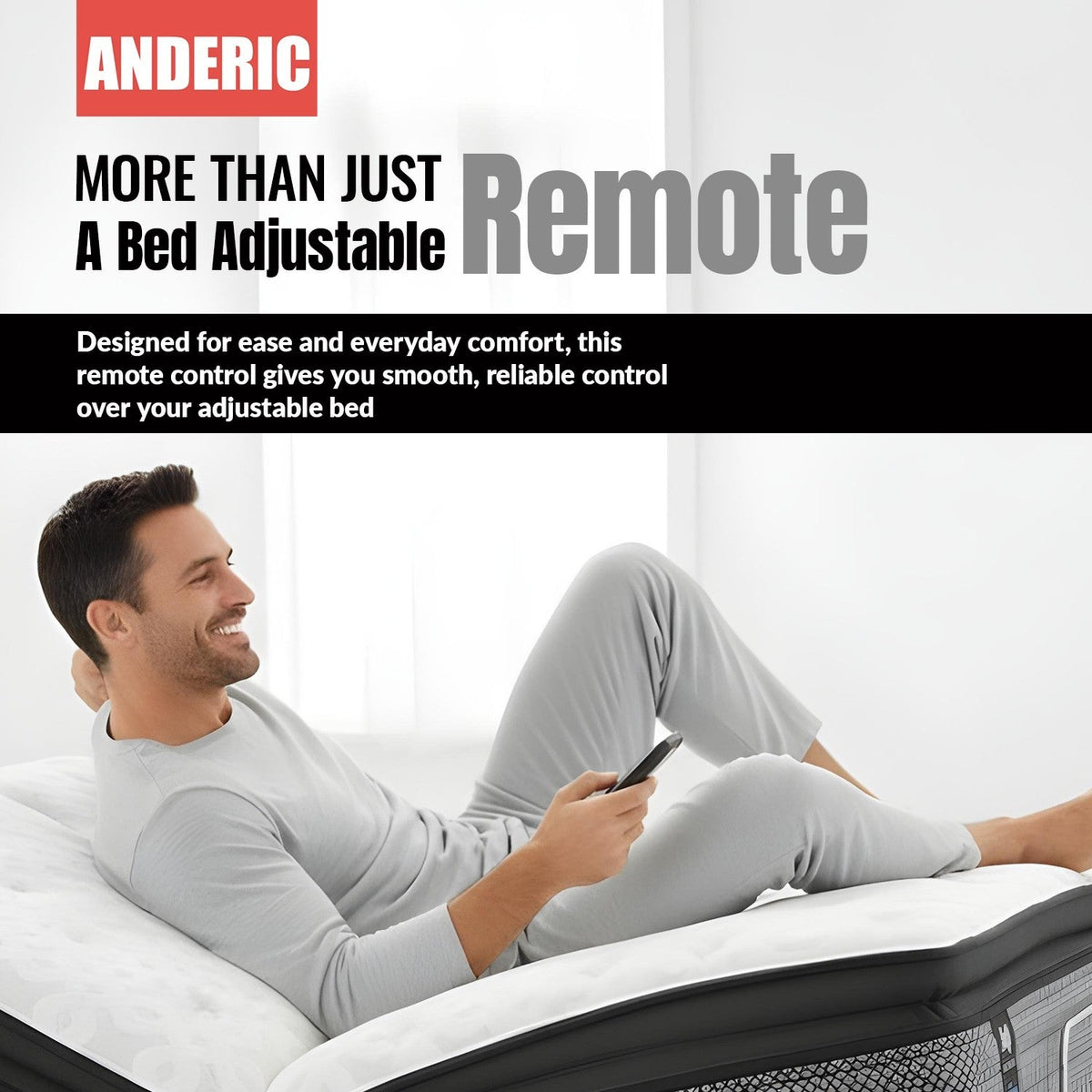 Beautyrest Smart Motion 1.0 Adjustable Bed Remote Control - Smartmotion