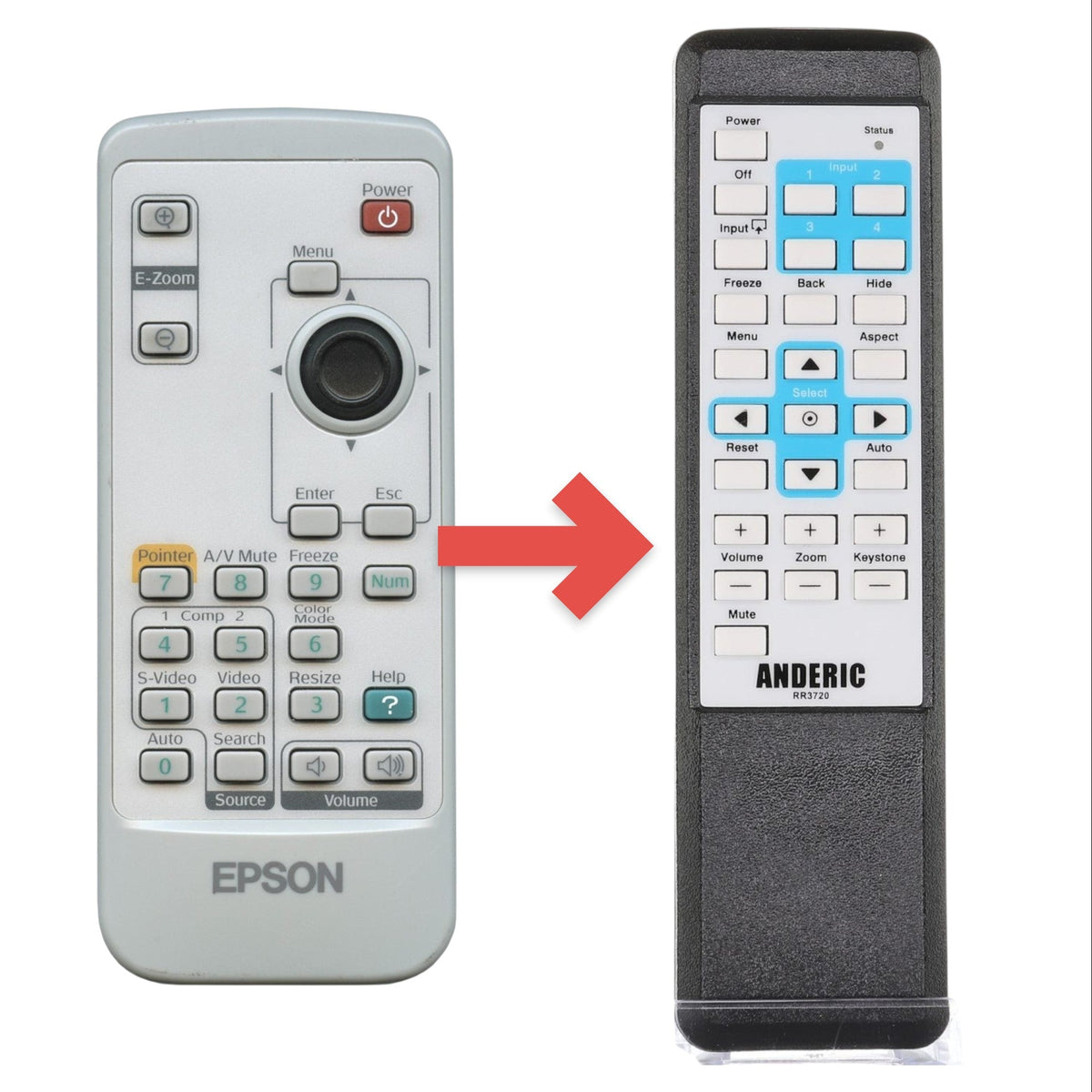 Epson 143503300 Projector Remote Control