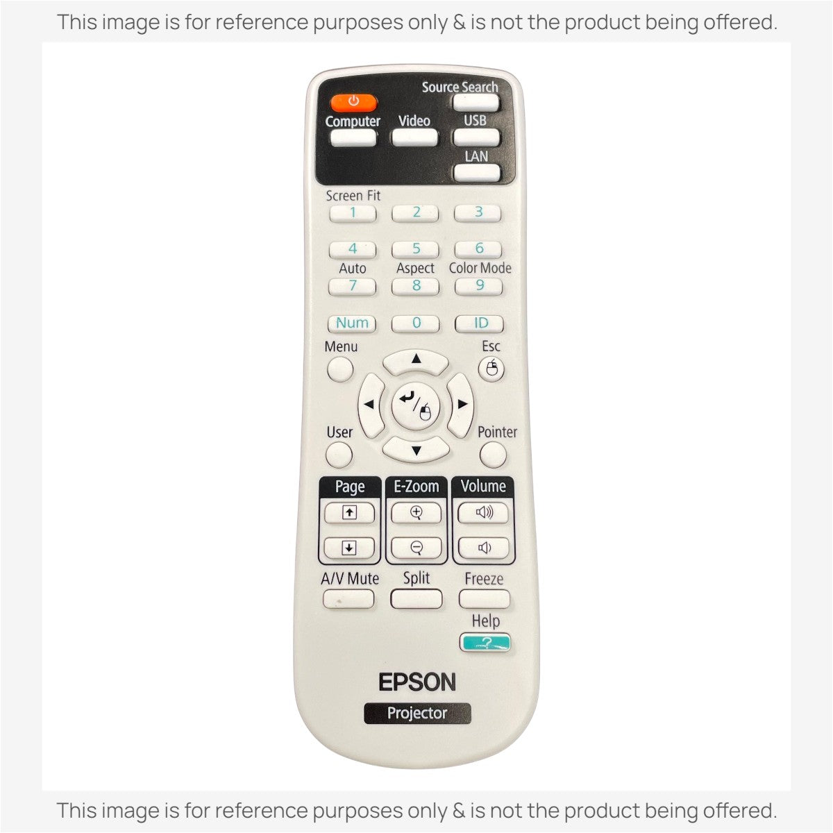 Epson 1566064 Projector Remote Control