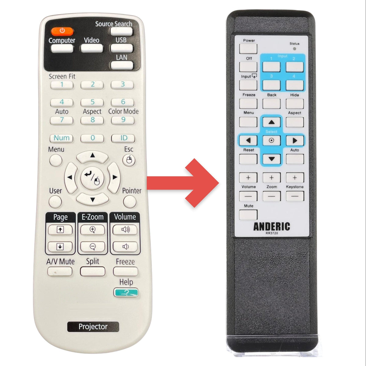 Epson 1566064 Projector Remote Control