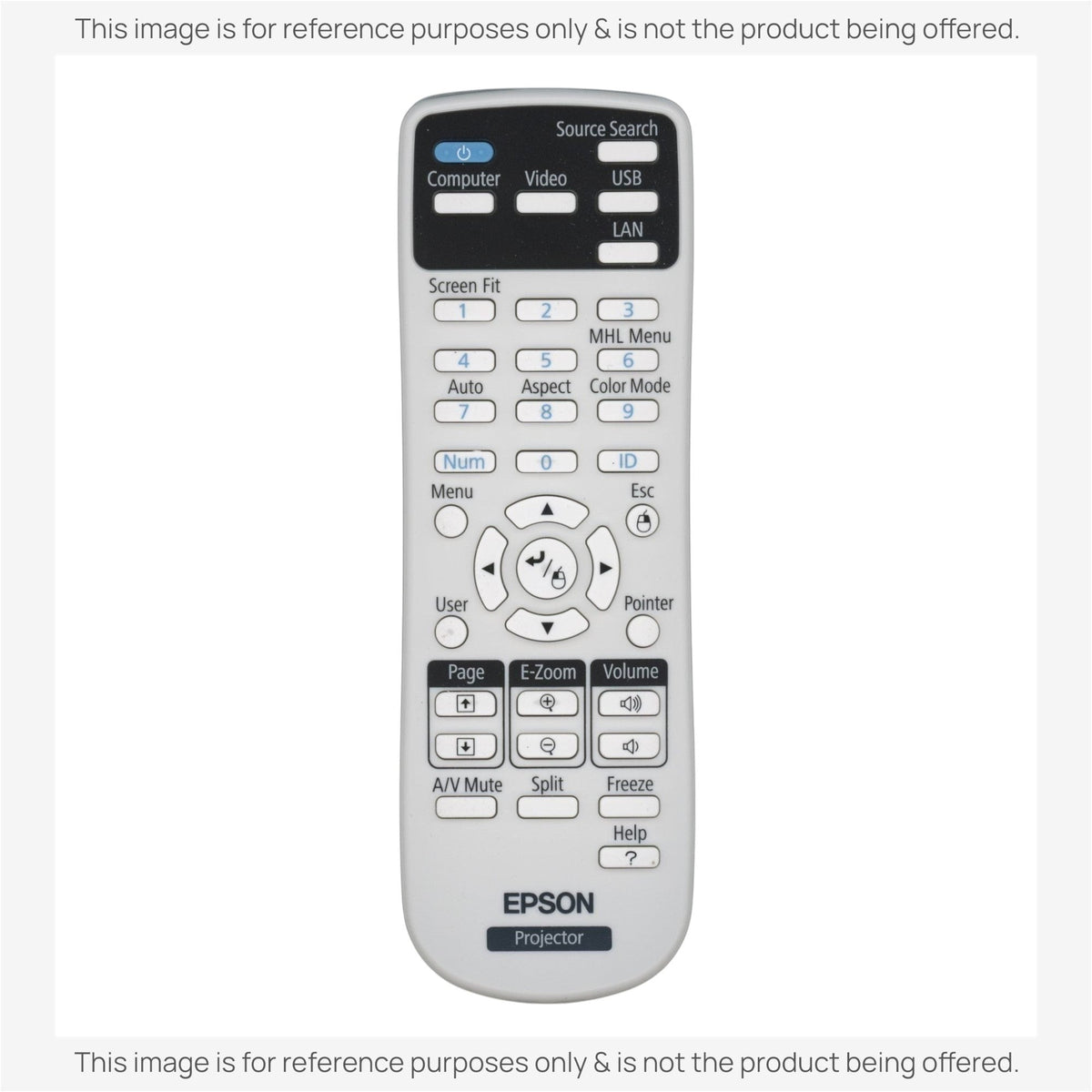 Epson 2155721 Projector Remote Control - 215572100