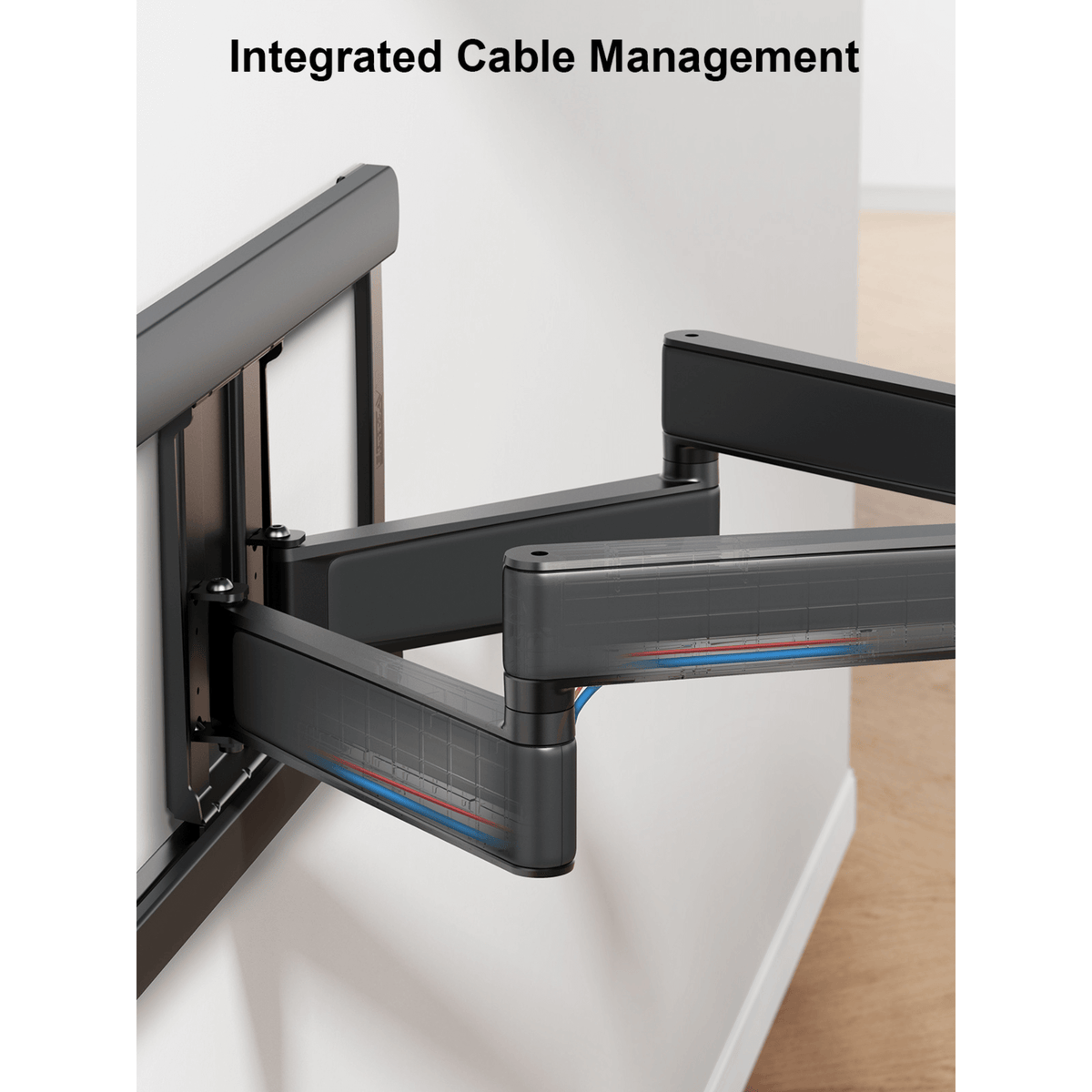 ErgoAV Motion Mount with Dual Arms and IsoTILT Technology for TVs 42" to 90"