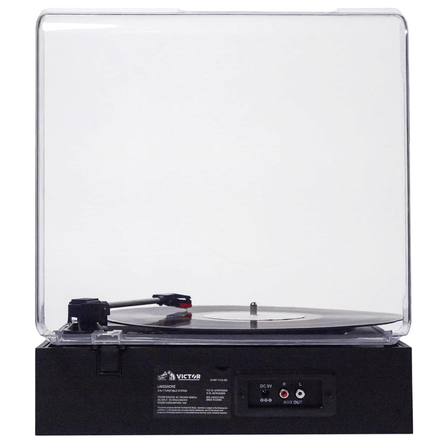 Victor Lakeshore 5-in-1 Hybrid BT Turntable System Black - Refurbished