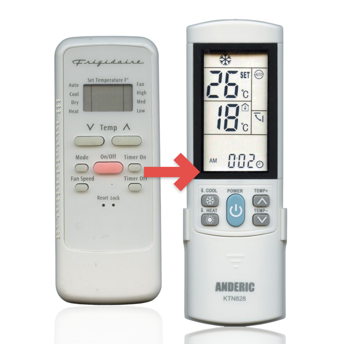 Frigidaire R51H/F Air Conditioner Remote Control