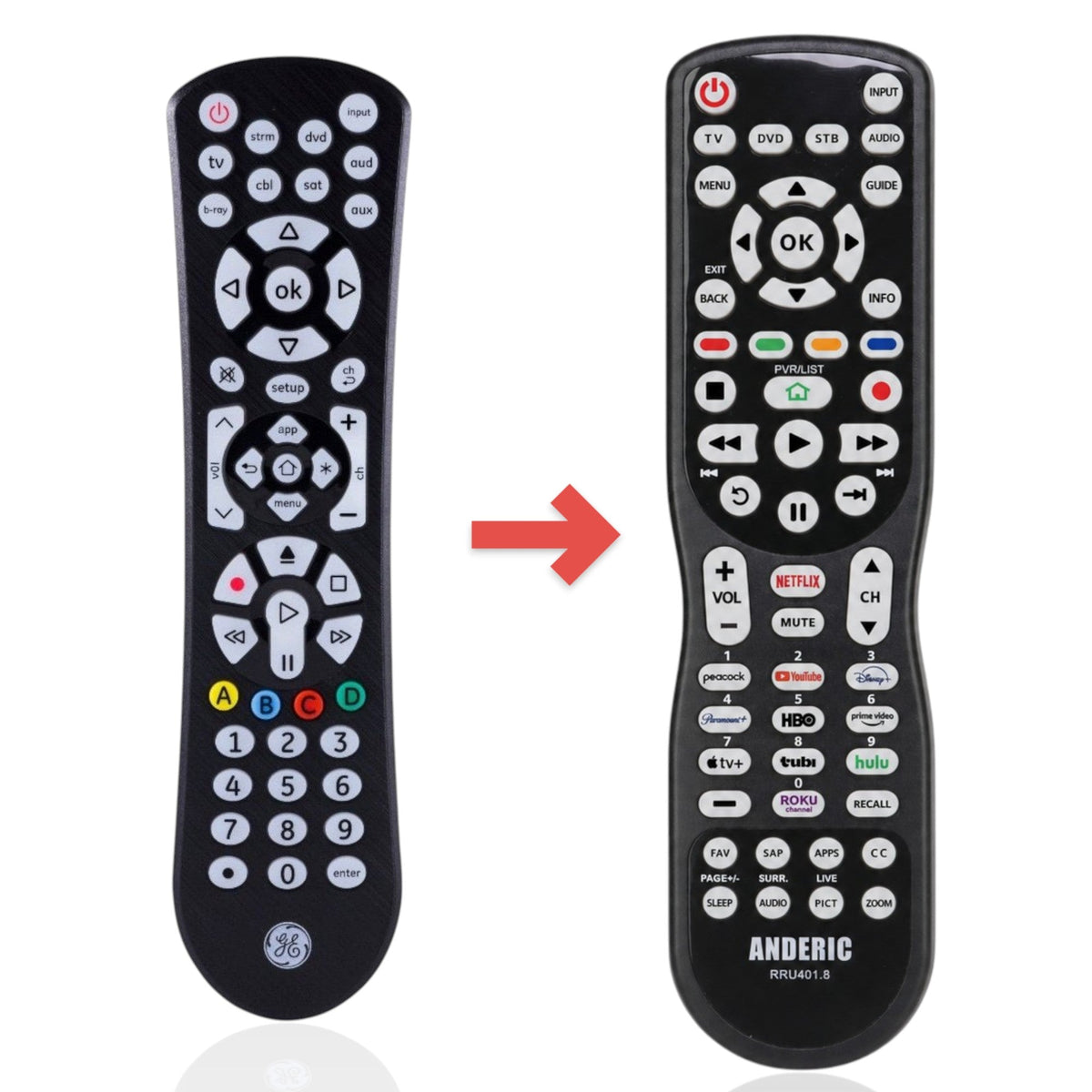 GE General Electric 41567 UltraPro Advanced Universal Remote Control