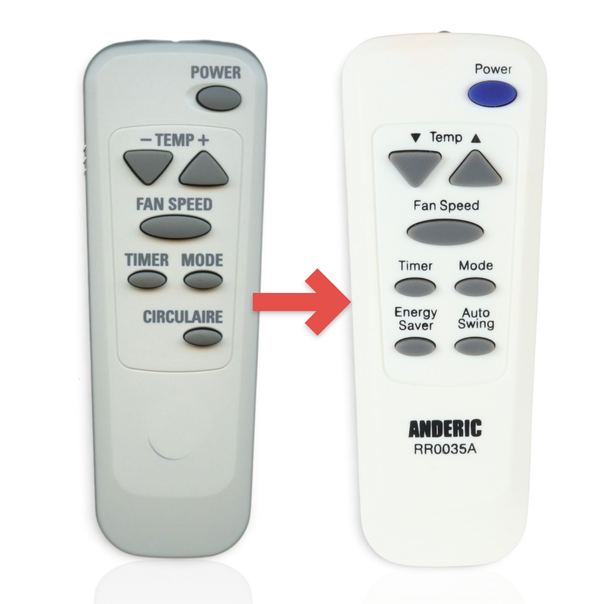 GE General Electric 6711A20035H Air Conditioner Remote Control