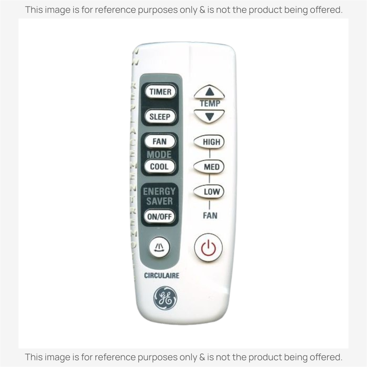 GE General Electric ARC713 Air Conditioner Remote Control