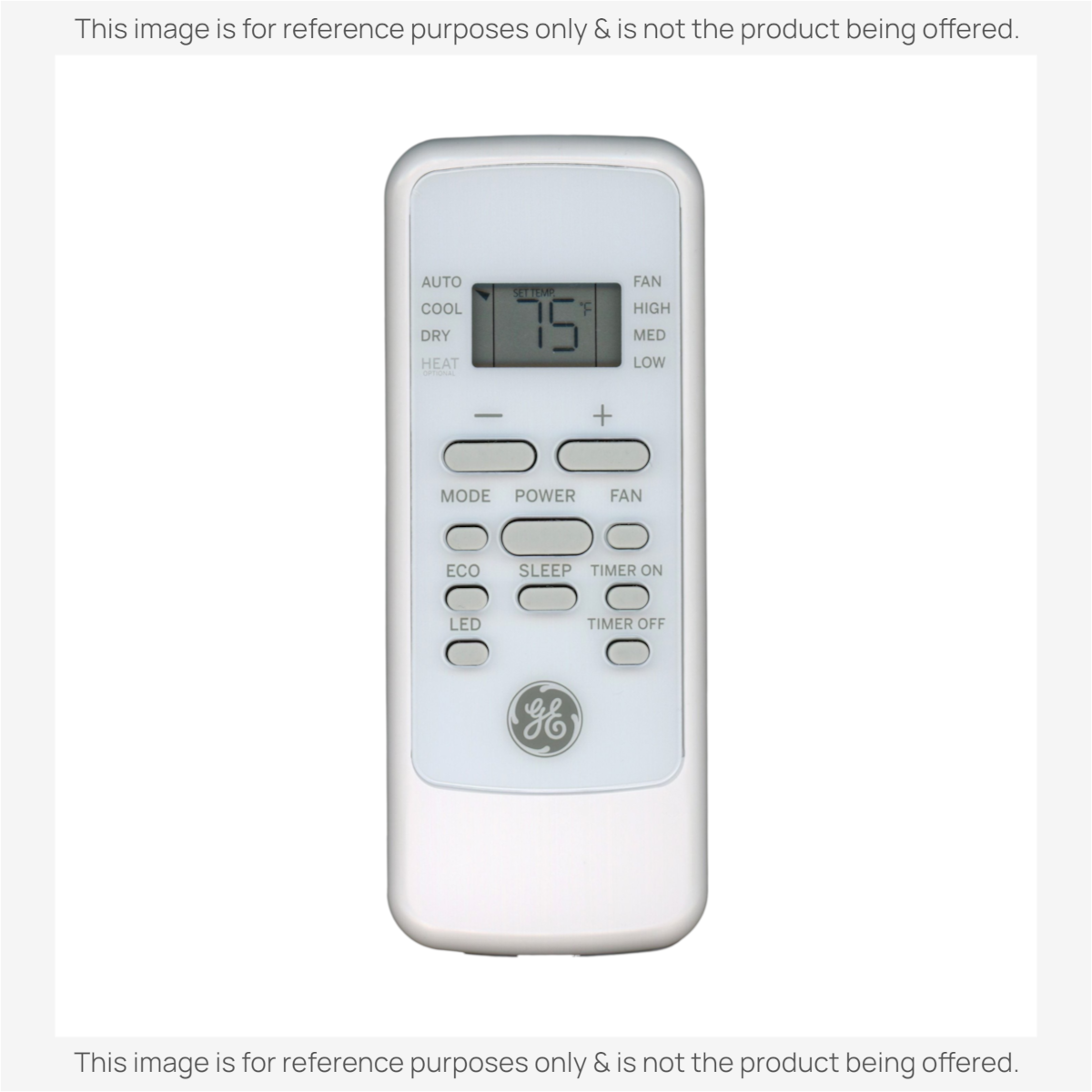 GE General Electric RG51G41/EU1-G Window Air Conditioner Remote Control - WJ26X33655