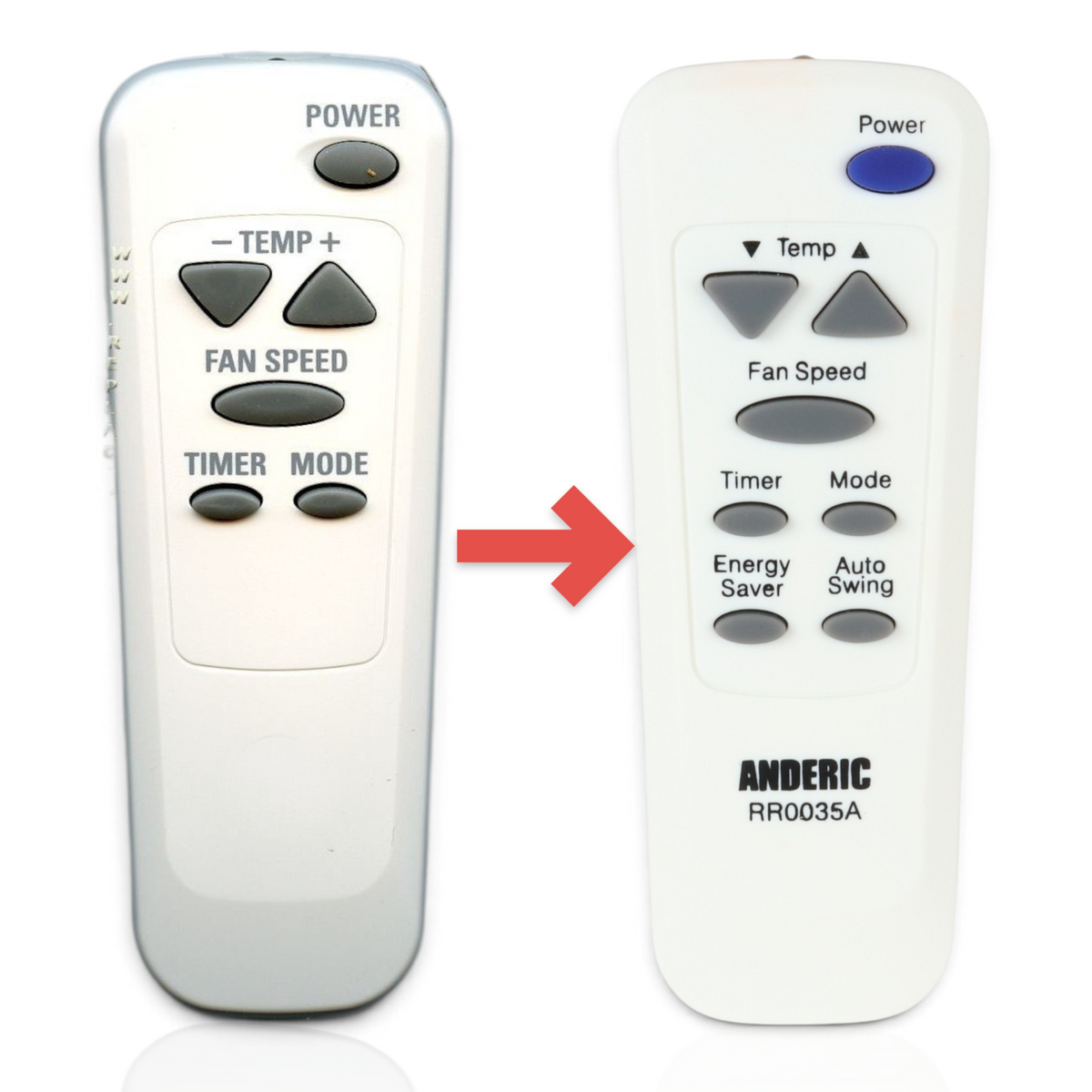 GE General Electric WJ26X10049 Air Conditioner Remote Control