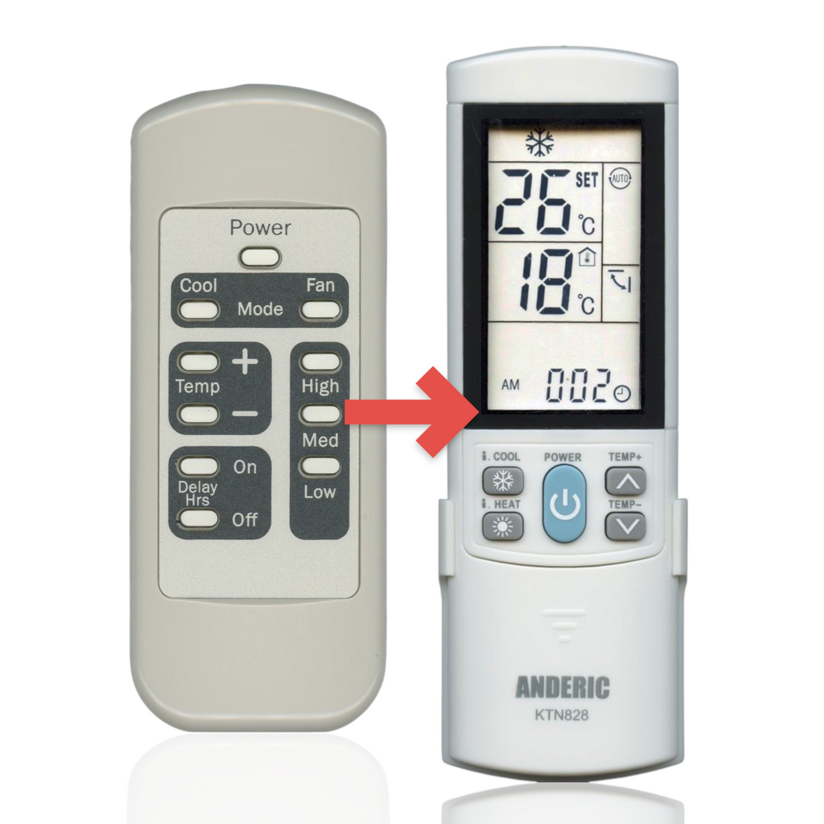 GE General Electric WJ26X21700 Air Conditioner Remote Control - WJ26X21700
