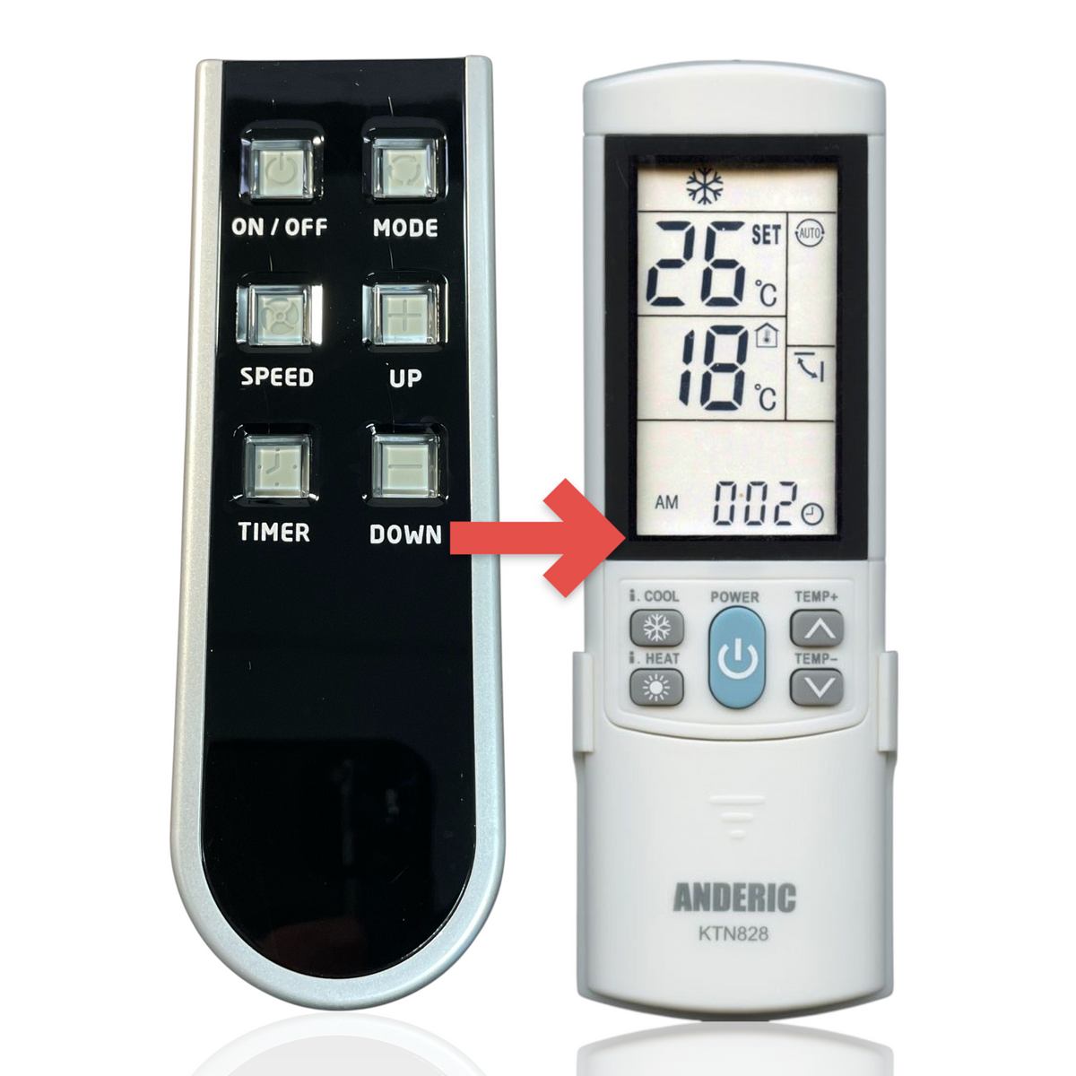 GE General Electric WJ26X23991 Air Conditioner Remote Control - WJ26X23991