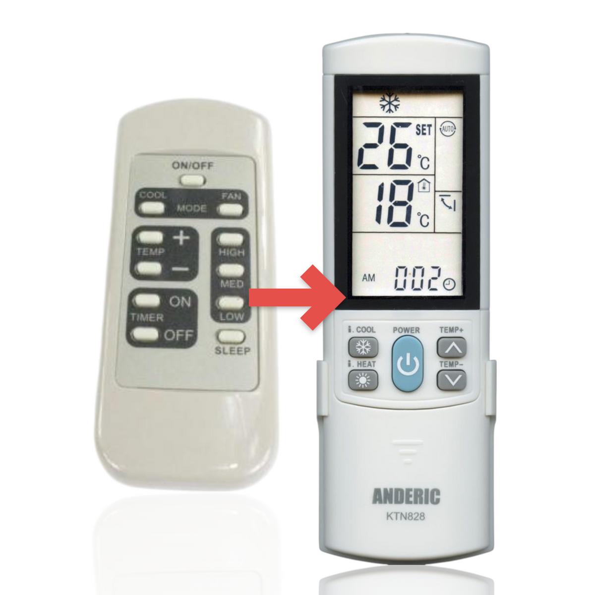 GE General Electric WJ26X10364 Air Conditioner Remote Control