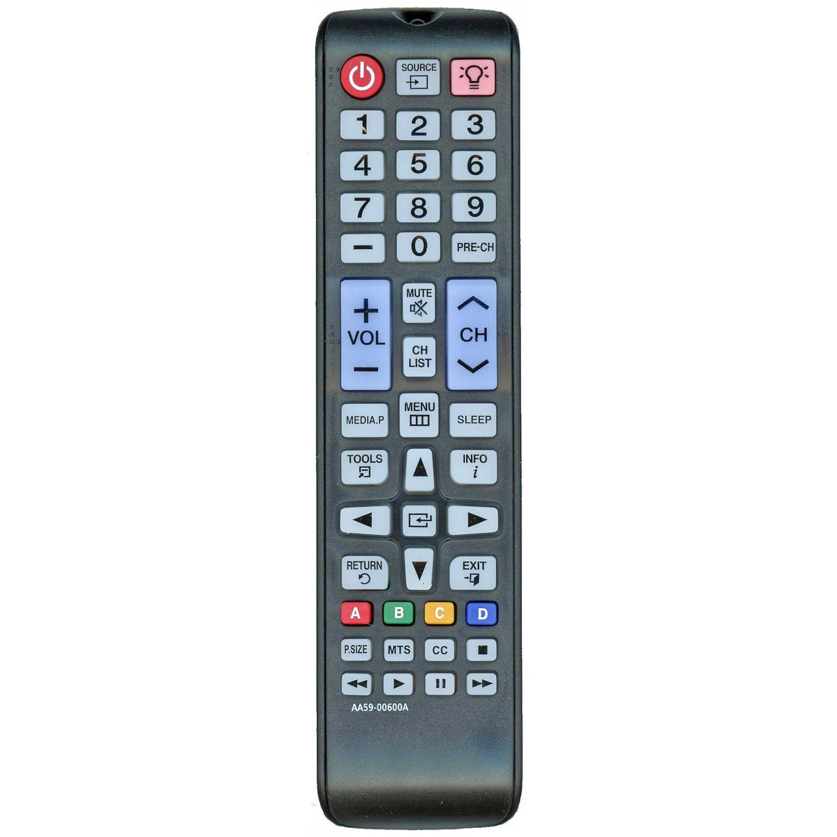 Anderic Generic AA59-00600A For Samsung Smart TV Remote Control | IR | Backlight - AA5900600A-GEN