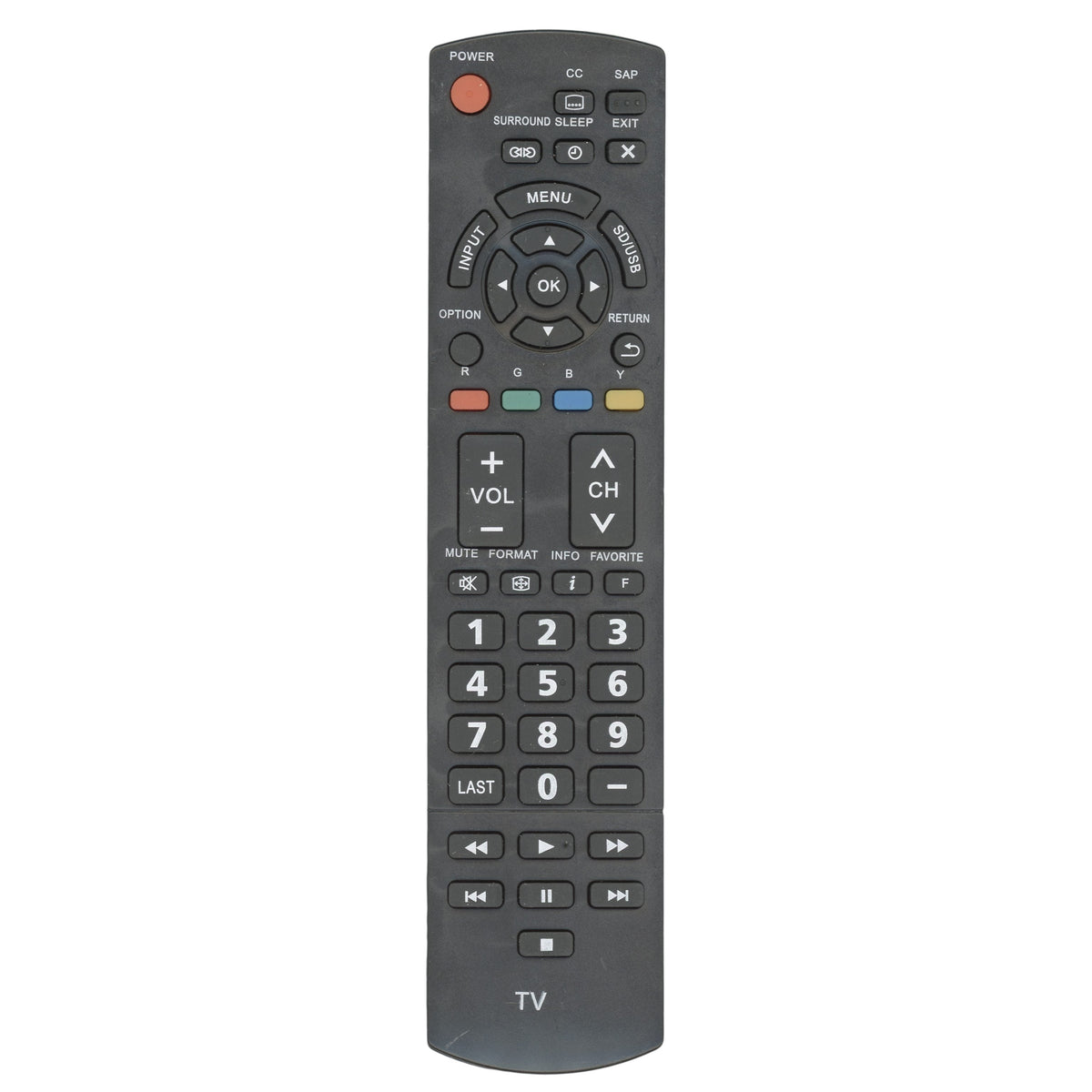 Panasonic N2QAYB000706 TV Remote Control