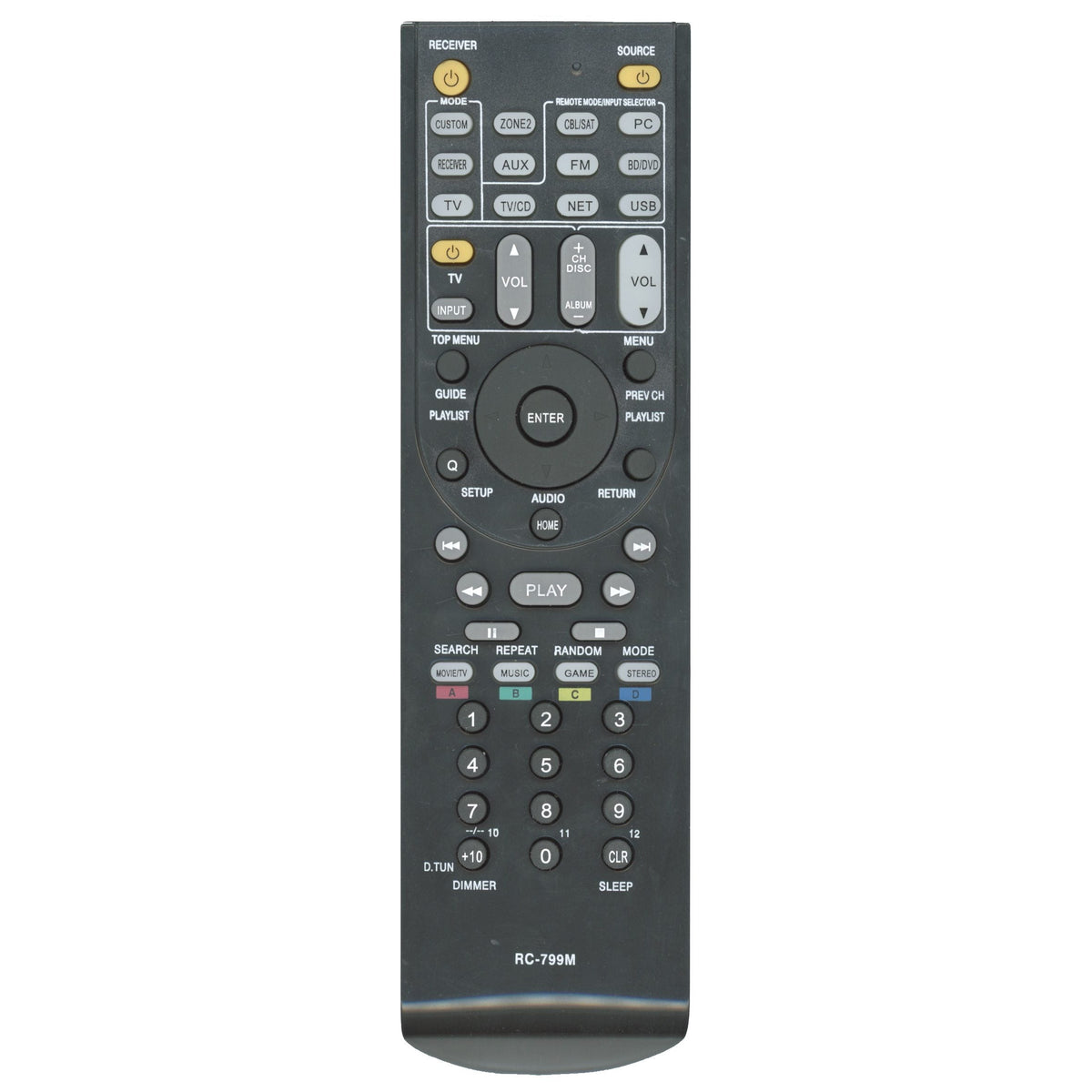 Generic RC-799M For ONKYO / INTEGRA A/V Receiver Remote Control