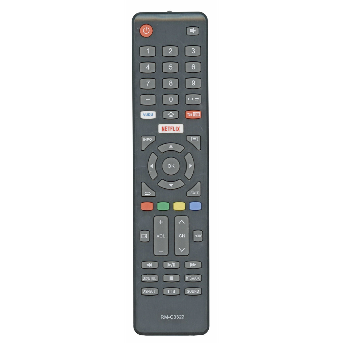 Generic RRMC3322 TV Remote Control