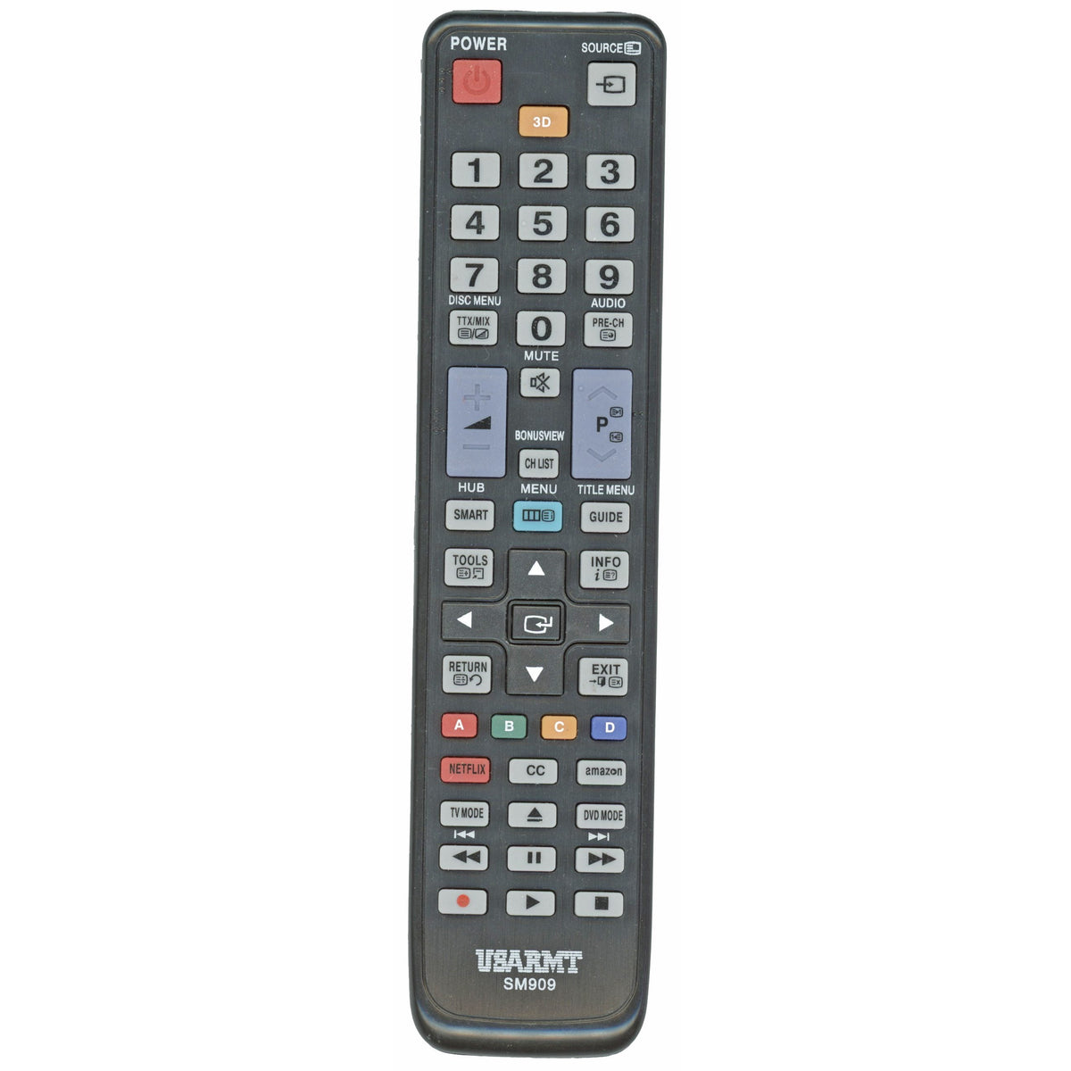 Anderic Generic SM909 For TV / BD Samsung TV Remote Control