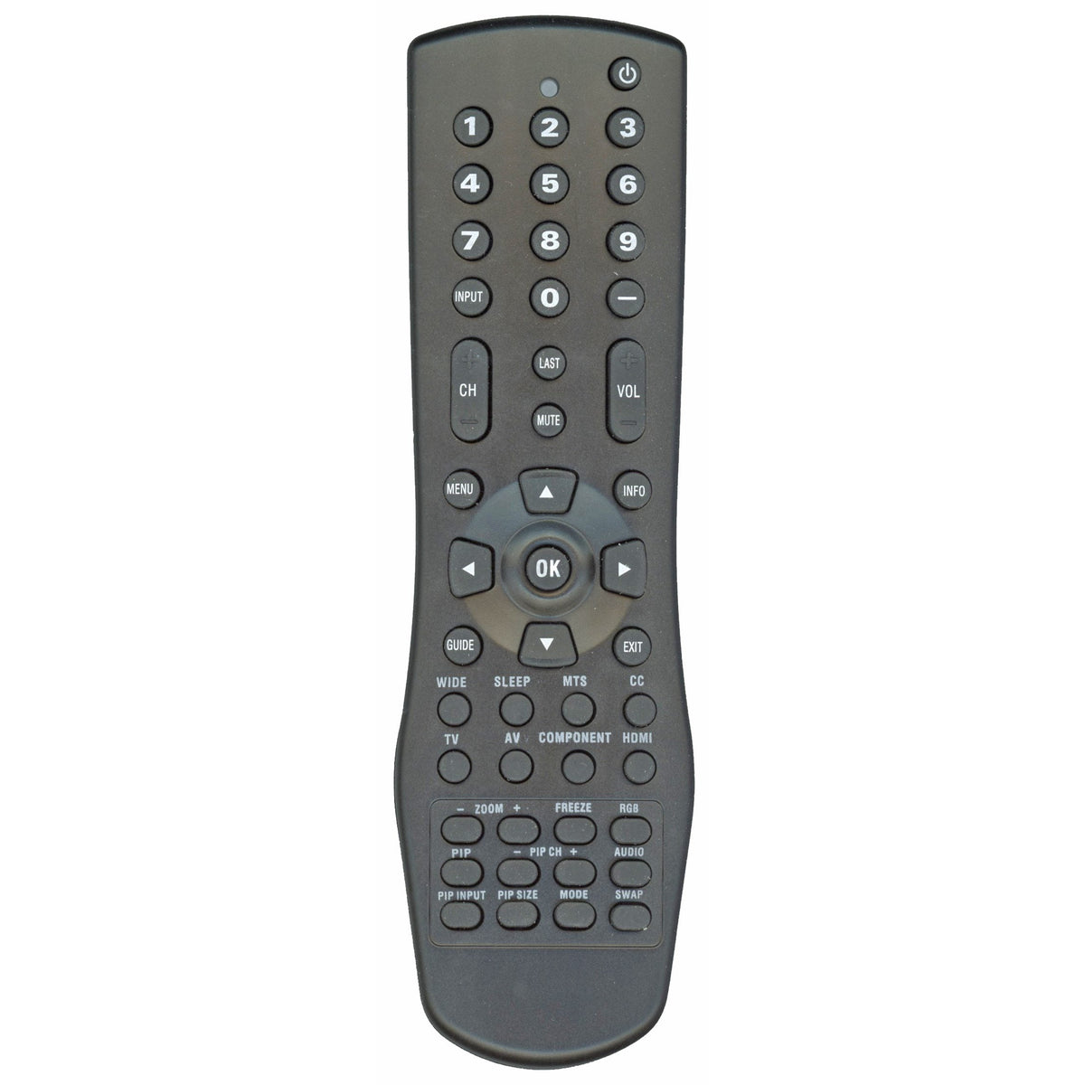 Vizio VR10 Standard TV Remote Control | IR - L98GRABD7NEVZJ