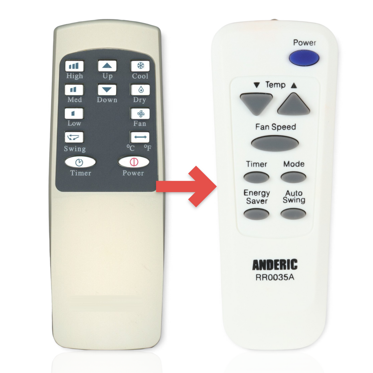 GoldStar AKB55646702 Air Conditioner Remote Control
