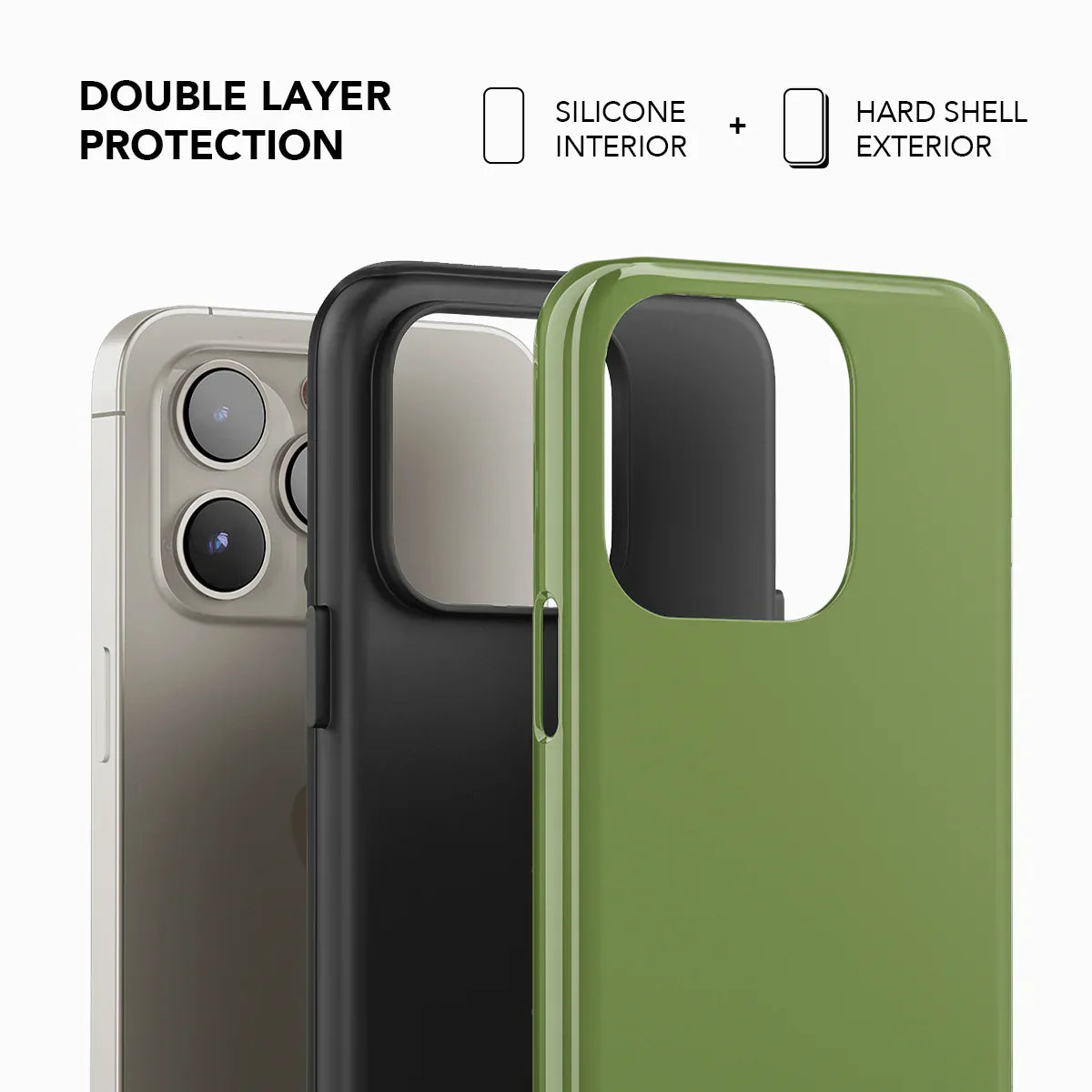 Matcha Bark | Solid Green Phone Case