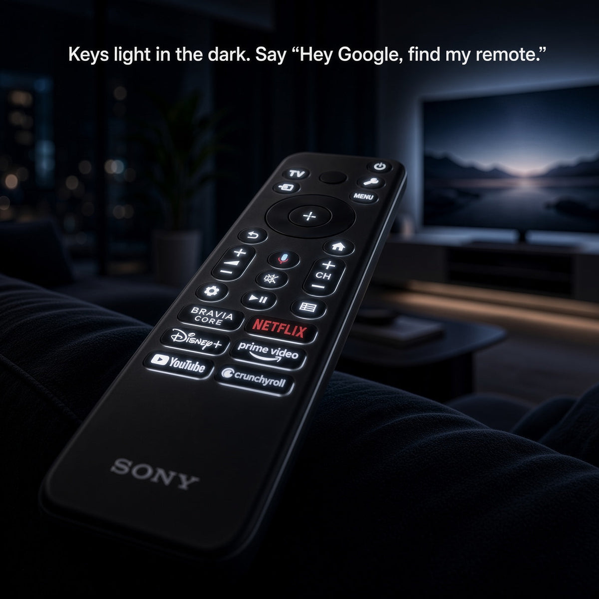Sony RMF-TX910U Backlight Remote Control with Voice and Remote Finder - 1-016-949-21