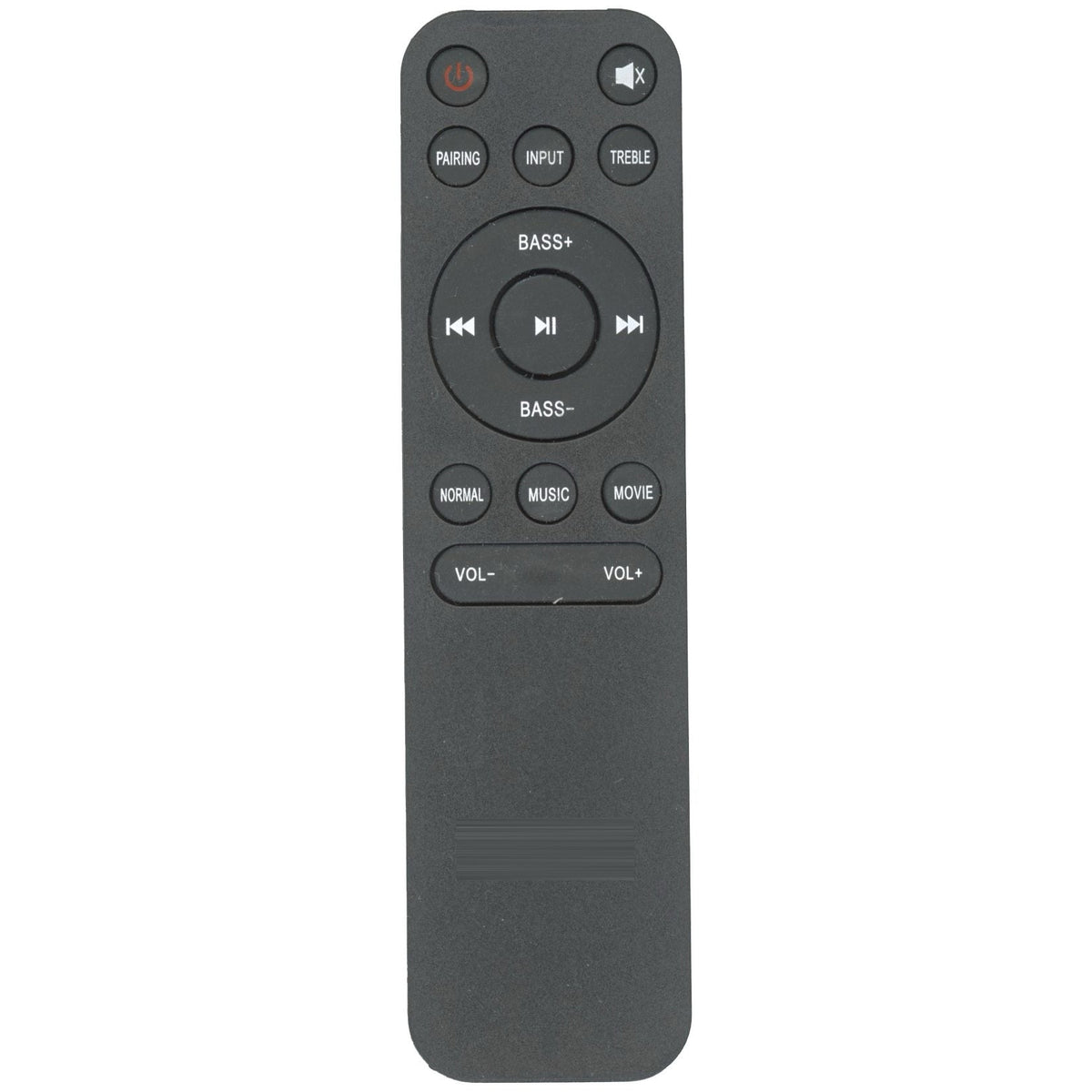 Haier 1.16.202807F0Y Sound Bar Remote Control for 2.1Ch System with Wireless Subwoofer - 116202807F0Y