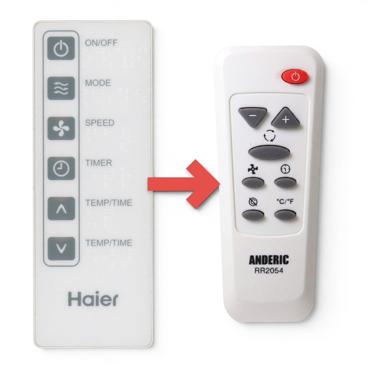 Haier A0010401791 Air Conditioner Remote Control
