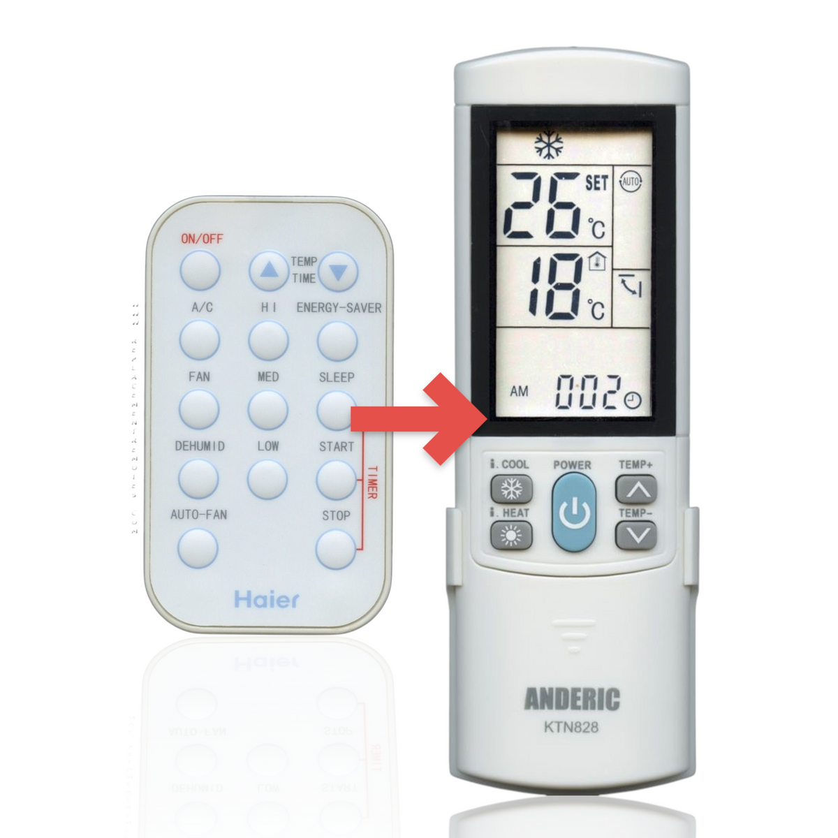 Haier AC562023 Air Conditioner Remote Control