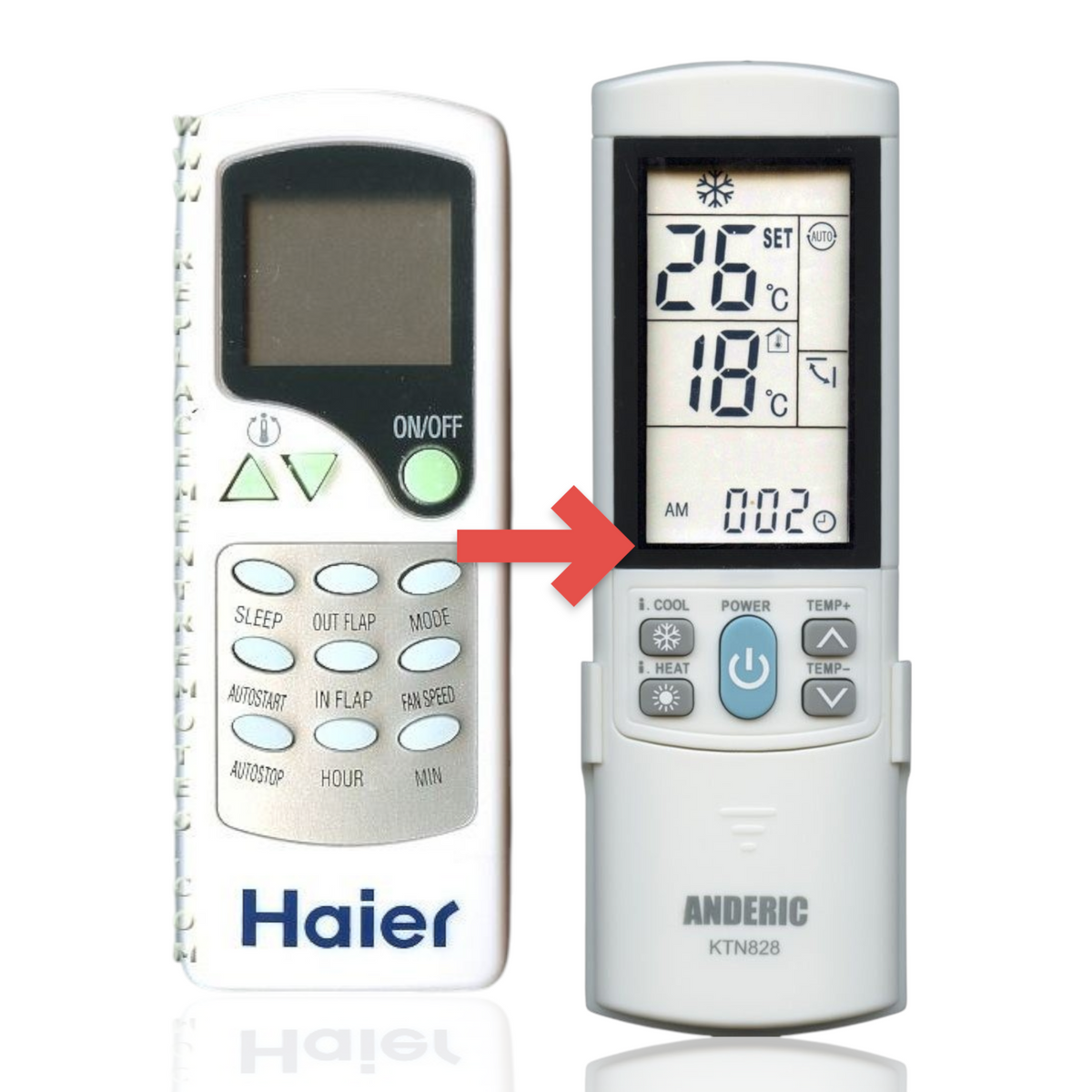Haier AC562037 Air Conditioner Remote Control