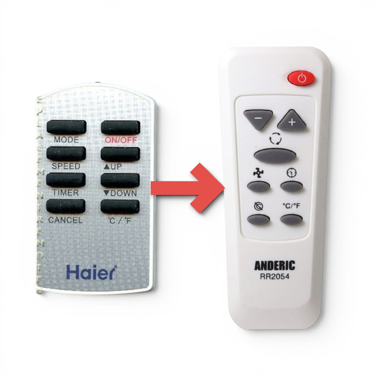 Haier AC562045 Air Conditioner Remote Control