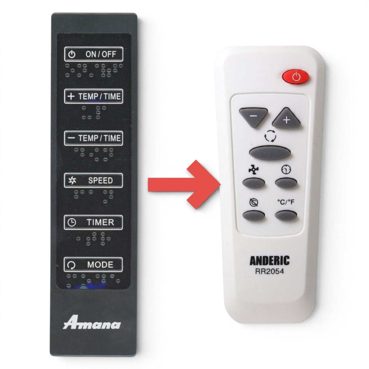 Haier AC562072 Air Conditioner Remote Control