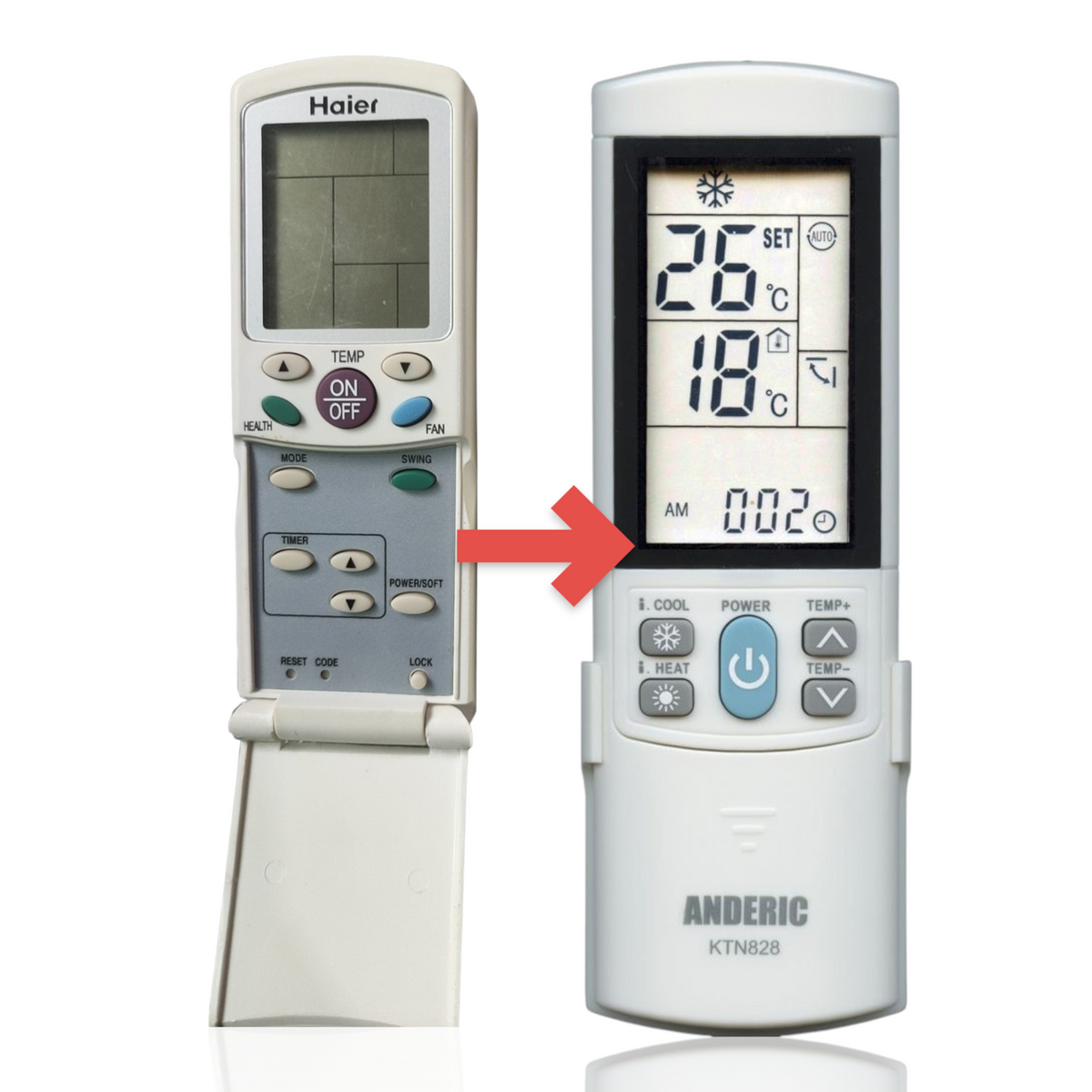 Haier YRH16 Air Conditioner Remote Control