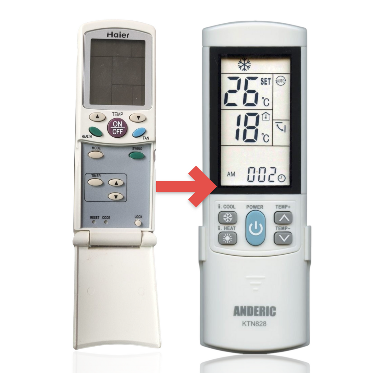 Haier YRH17 Air Conditioner Remote Control