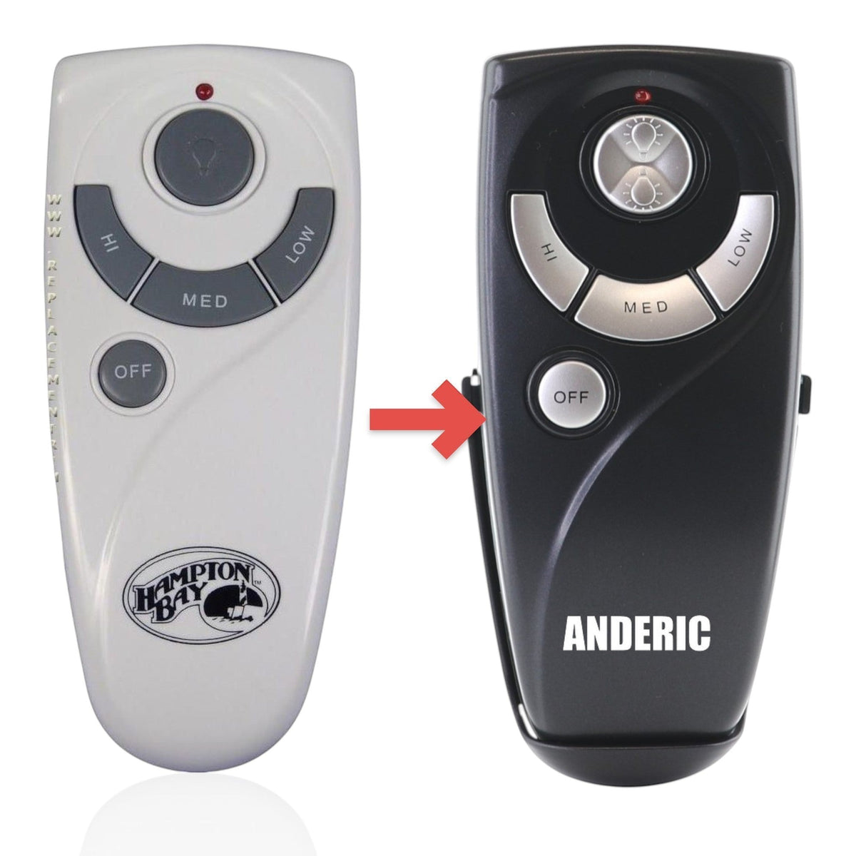 Hampton Bay 70830 Ceiling Fan Remote Control