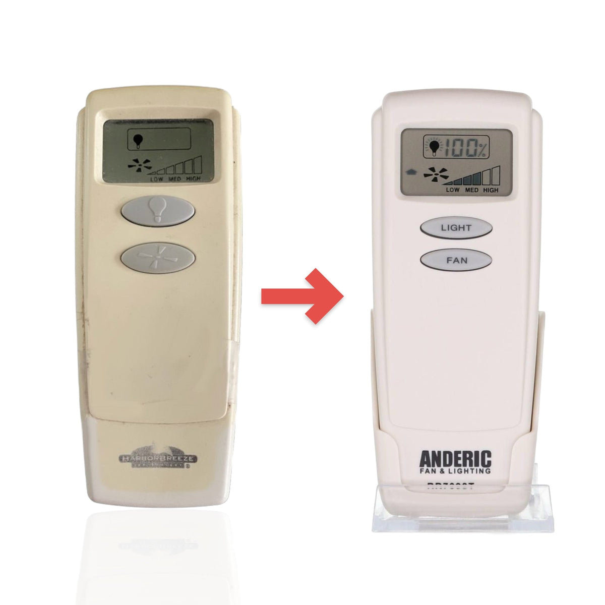 Harbor Breeze CHQ8BT7098T Ceiling Fan Remote Control